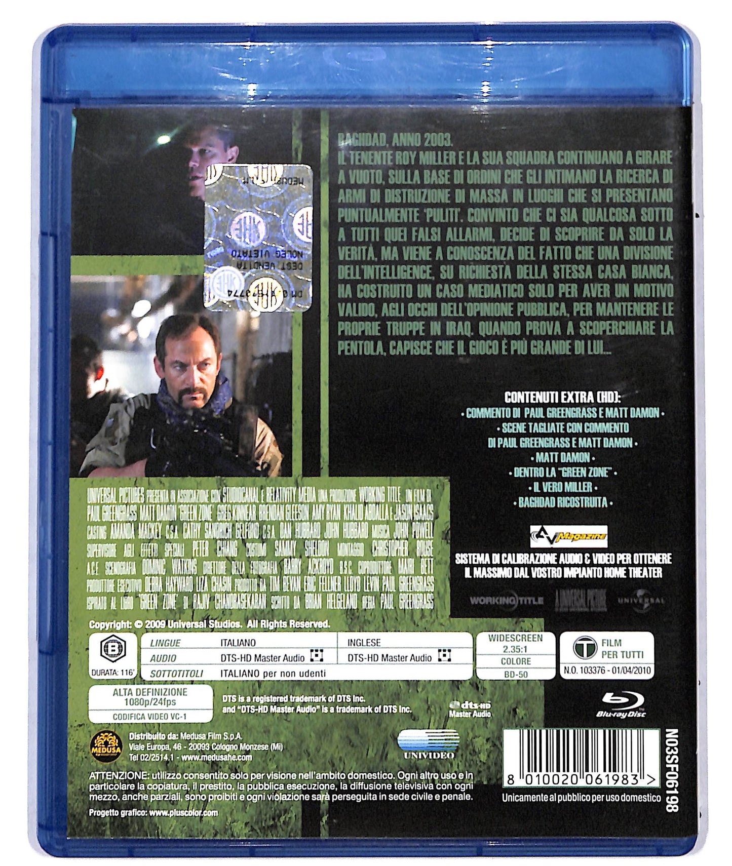 EBOND green zone BLURAY D709570