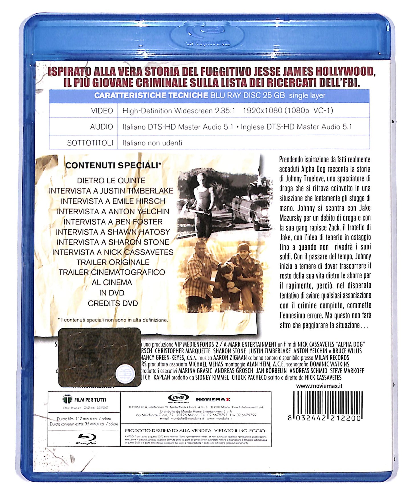 EBOND alpha dog BLURAY D709581