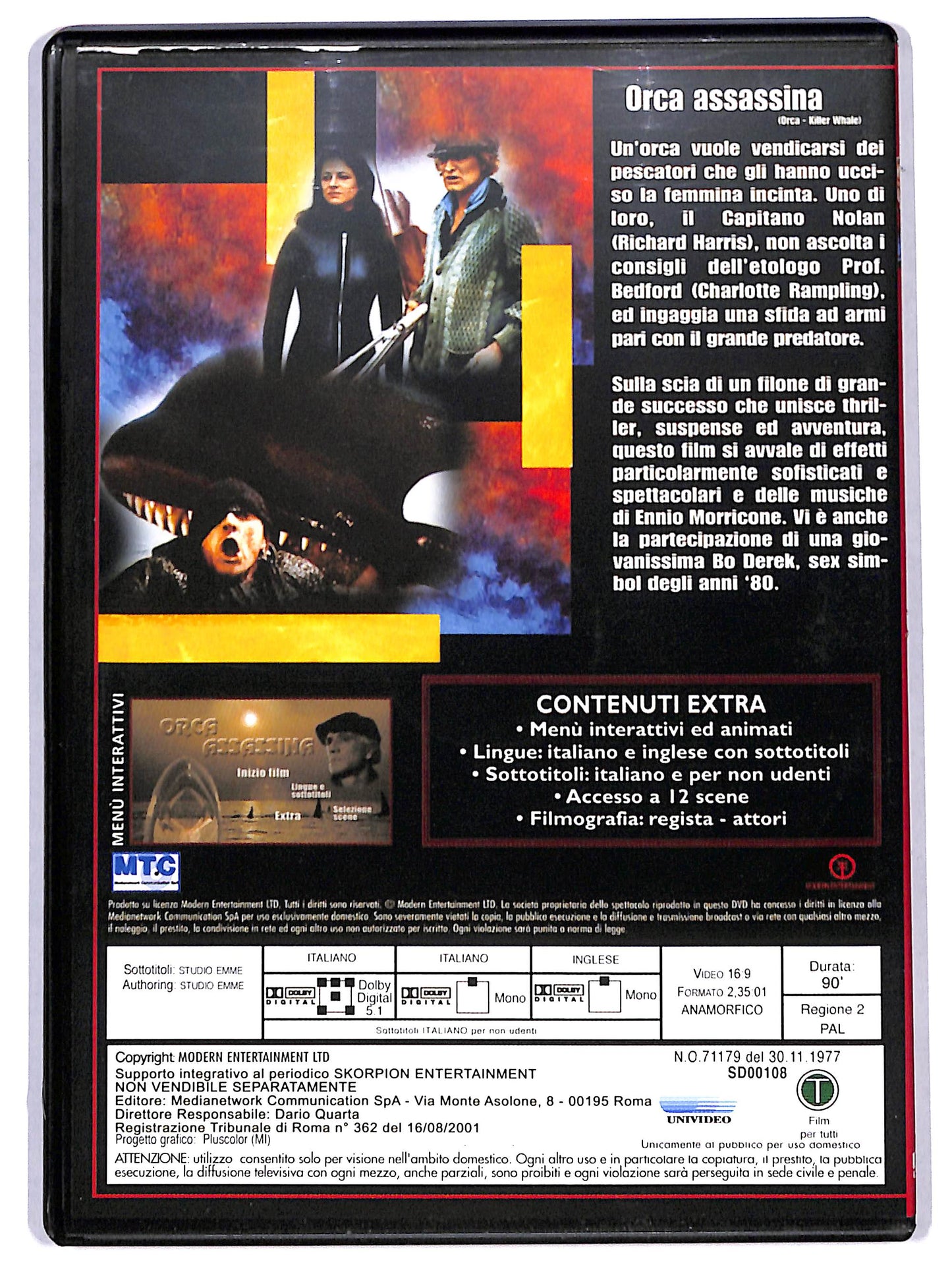 EBOND L'orca assassina EDITORIALE DVD D709608
