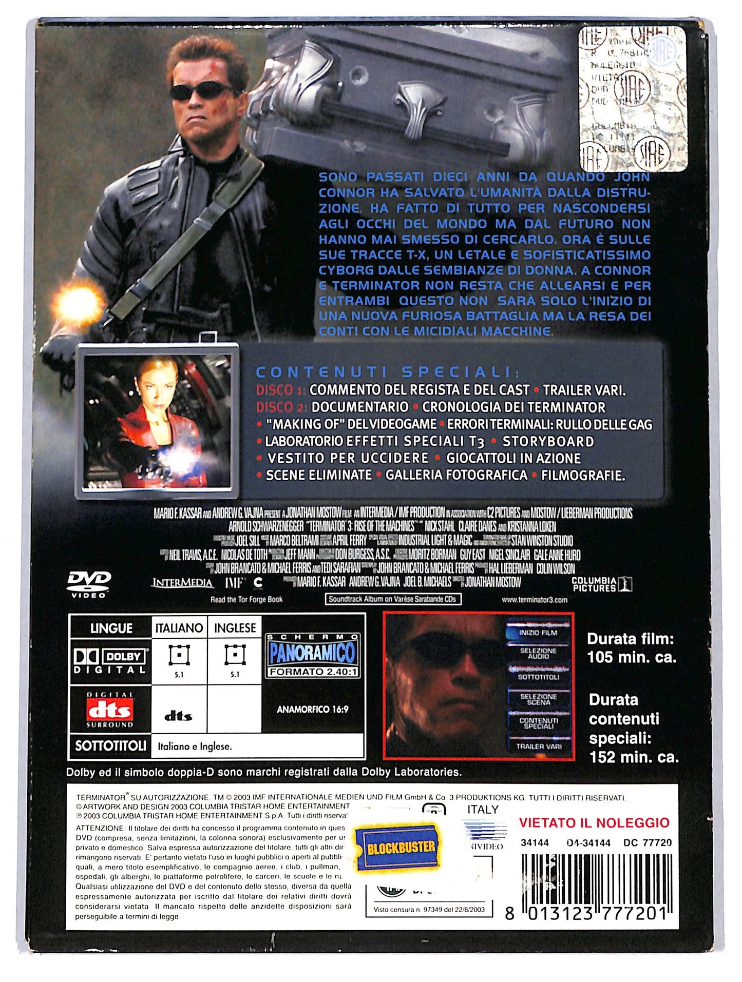 EBOND terminator 3 - le macchine ribelli DVD D709712