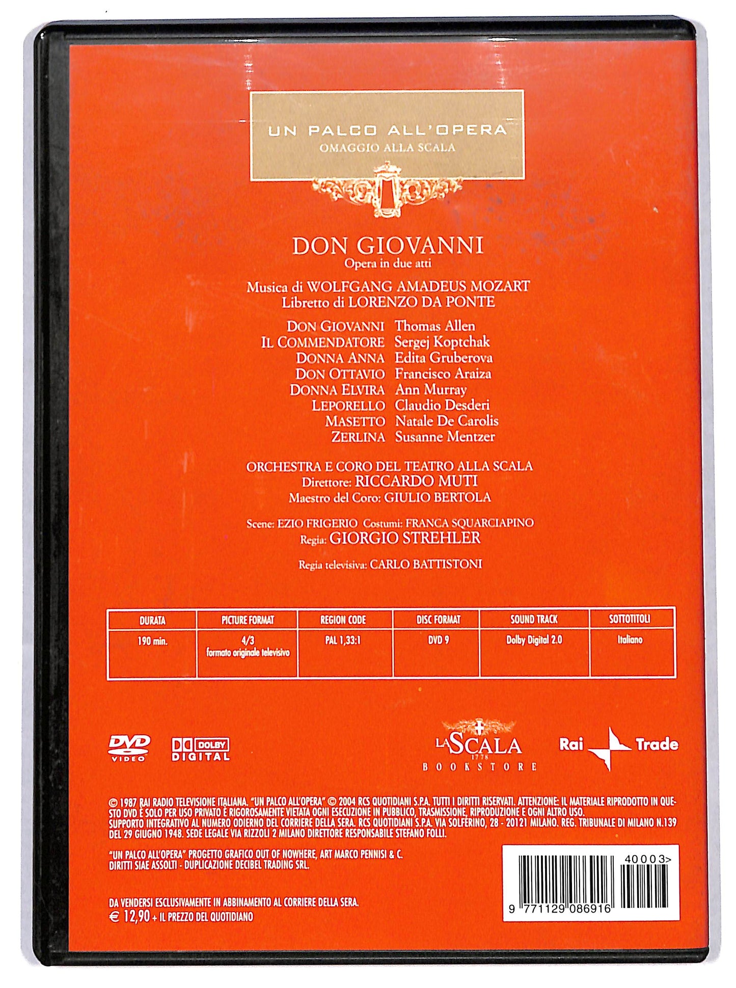 EBOND don giovanni volume 3 EDITORIALE DVD D709747