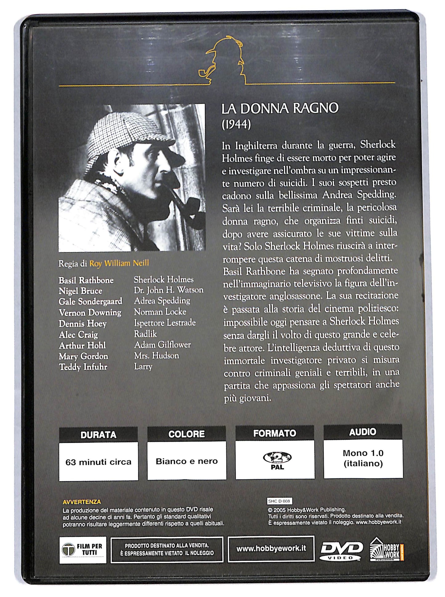 EBOND Sherlock Holmes - La donna ragno, volume 8 EDITORIALE DVD D709836