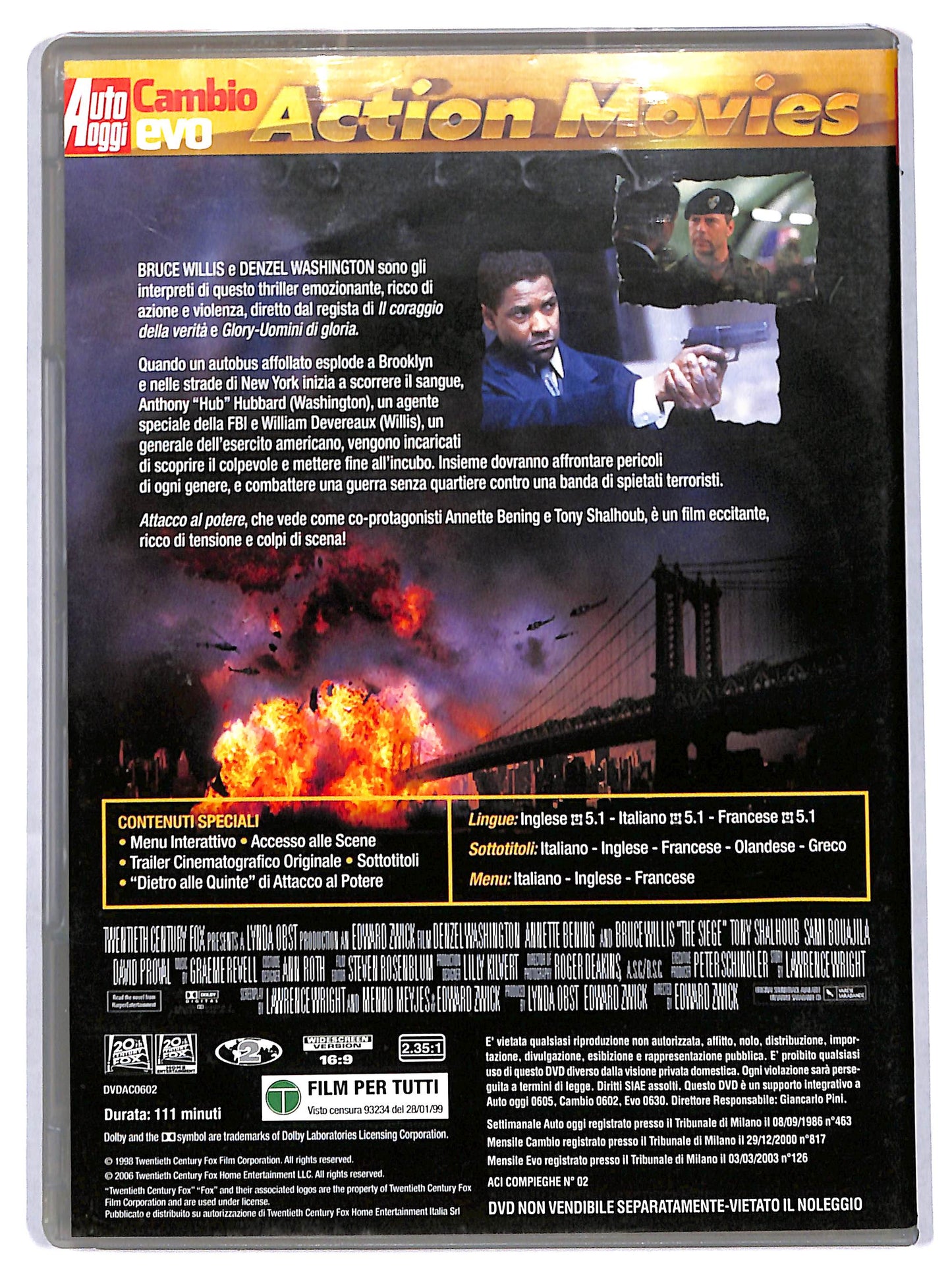 EBOND Attacco al potere EDITORIALE DVD D709845