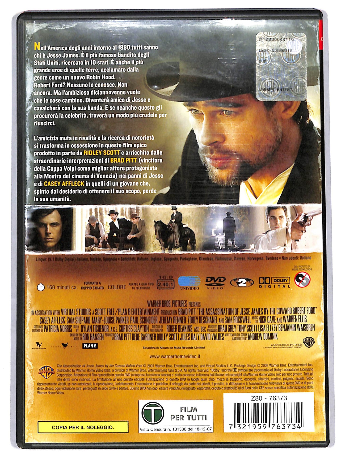 EBOND L'assassinio di Jesse James per mano del NOLEGGIO DVD D709928