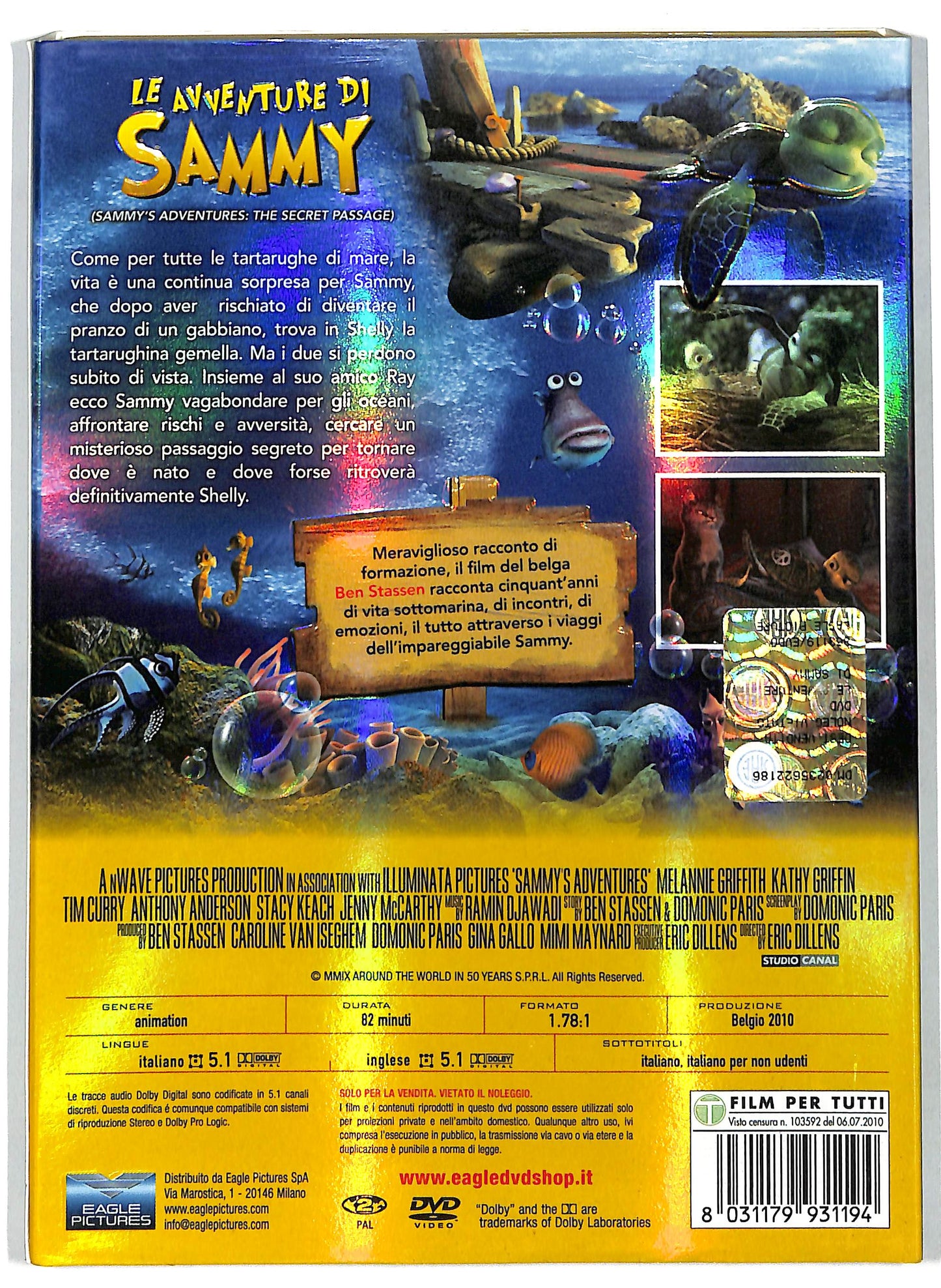EBOND Le avventure di Sammy Slipcase DVD D710005
