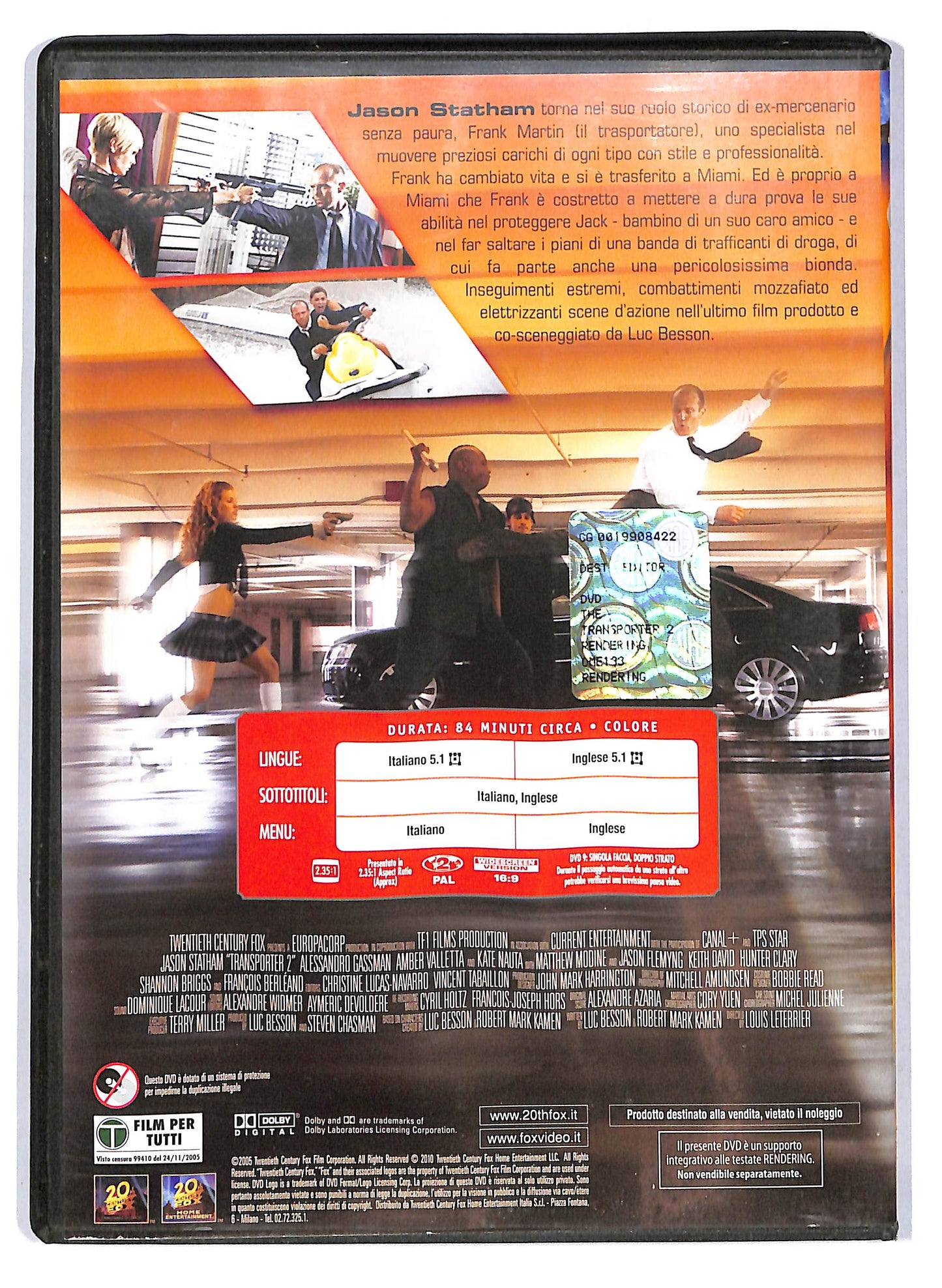 EBOND Transporter: Extreme EDITORIALE DVD D710132