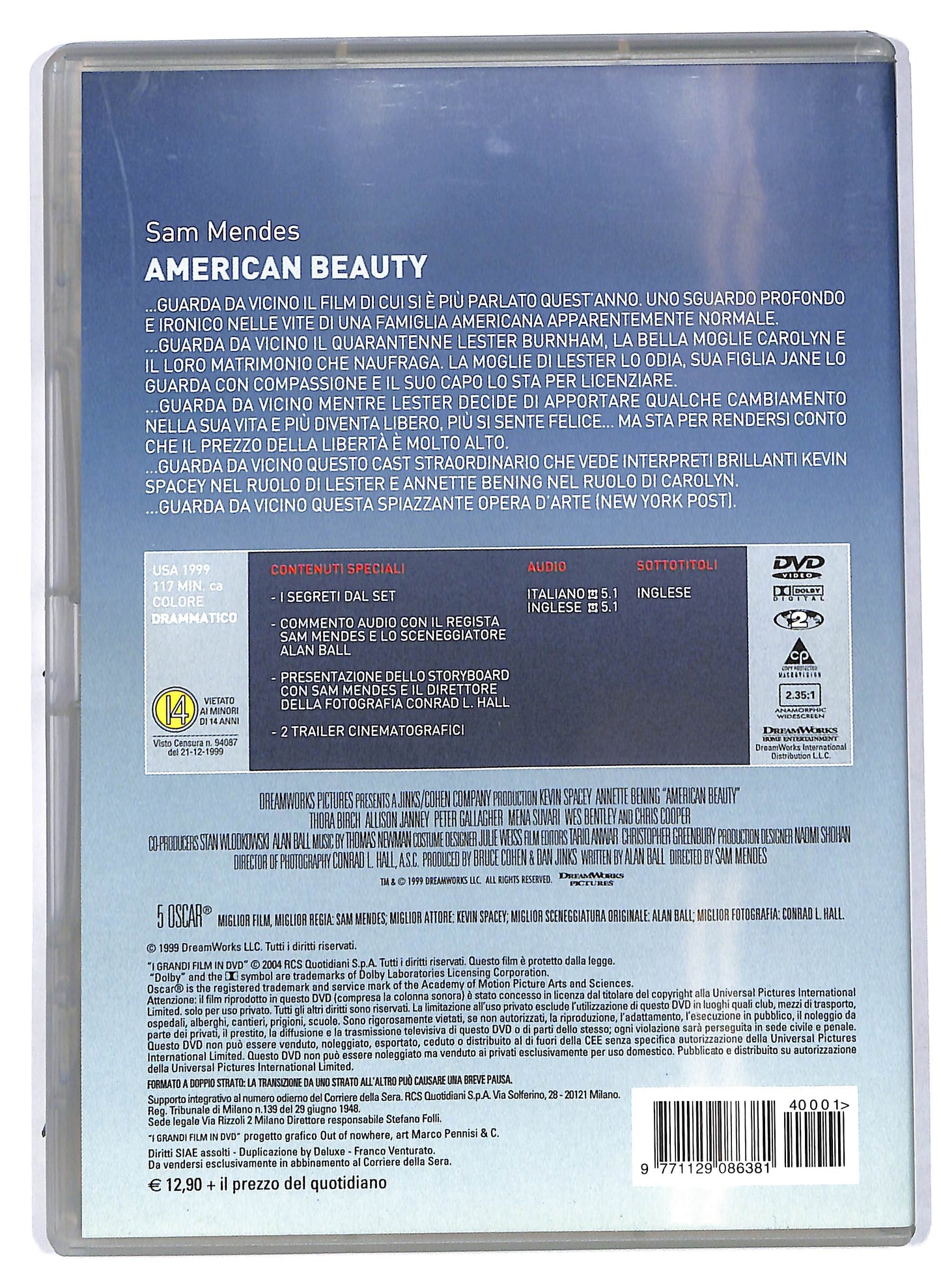 EBOND American Beauty EDITORIALE DVD D710133
