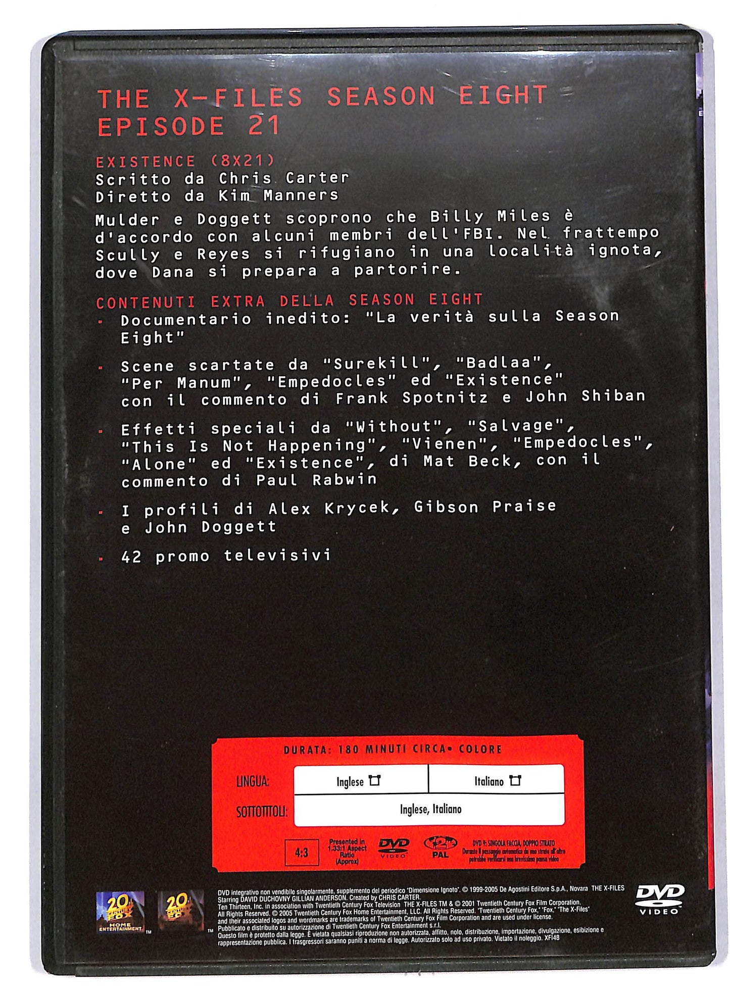 EBOND The X Files collection - Season eight - Volume 6 EDITORIALE DVD D710167