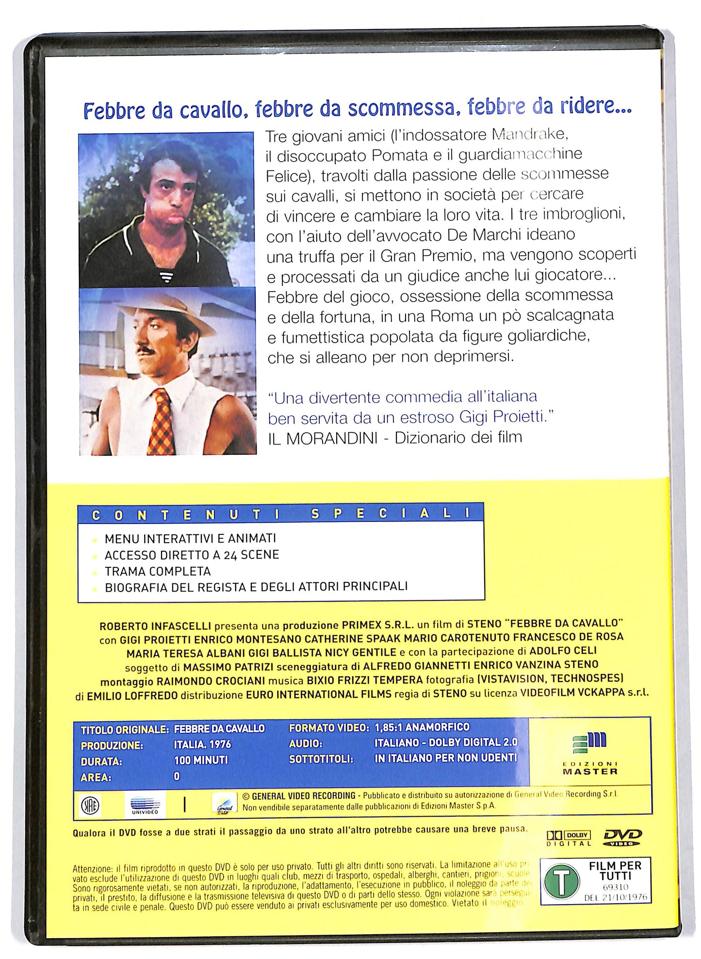 EBOND Montesano collection - Febbre da cavallo EDITORIALE DVD D710341