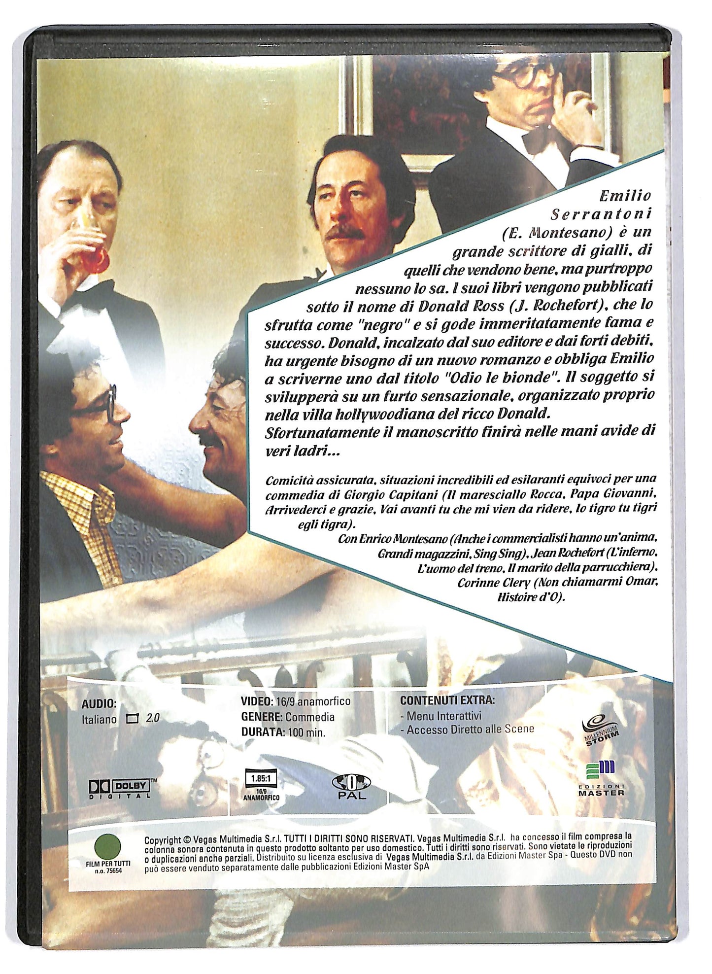 EBOND Montesano collection - Odio le bionde EDITORIALE DVD D710343