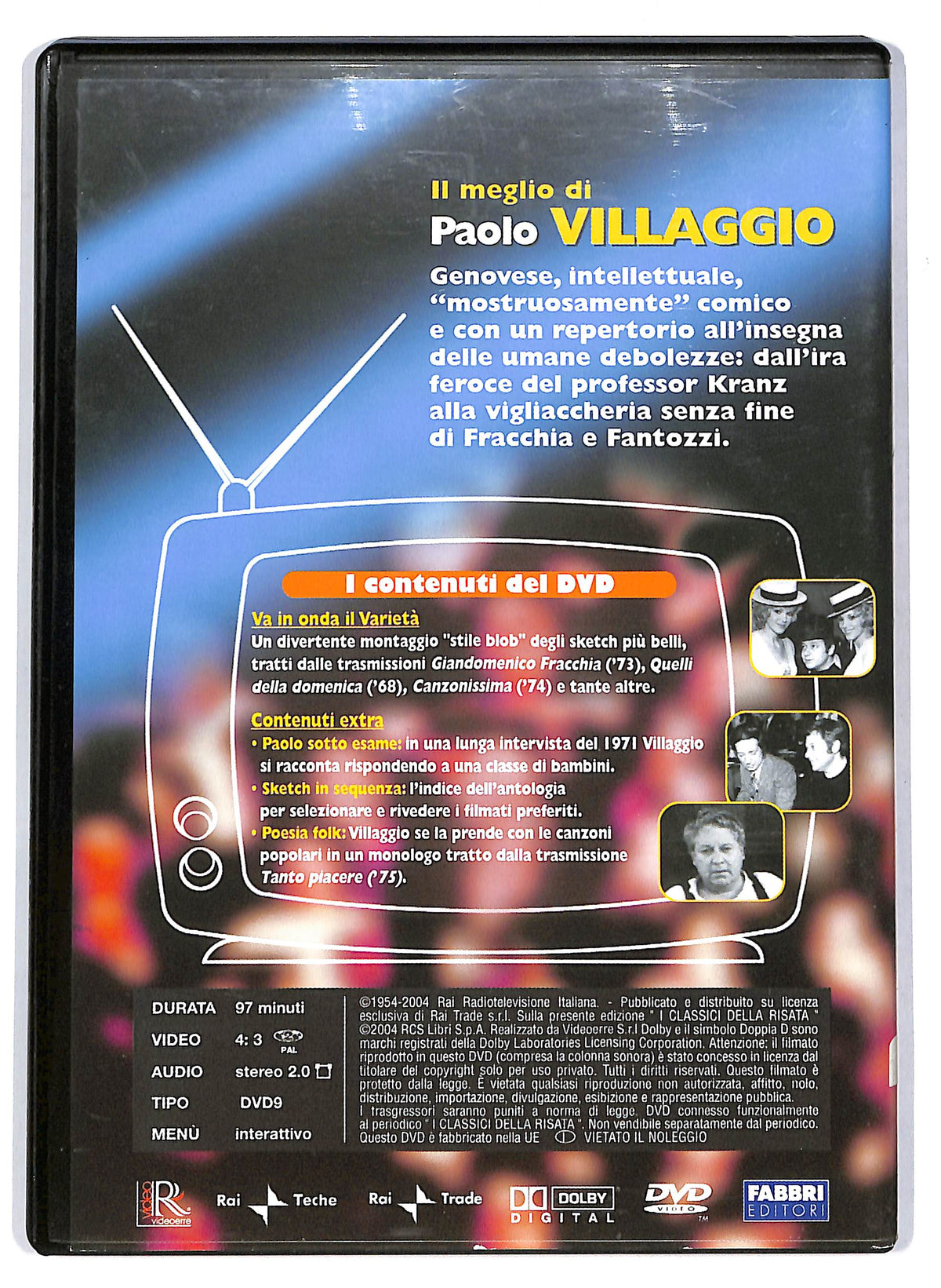 EBOND I classici della ris. Il meglio di Paolo Villaggo EDITORIALE DVD D710434