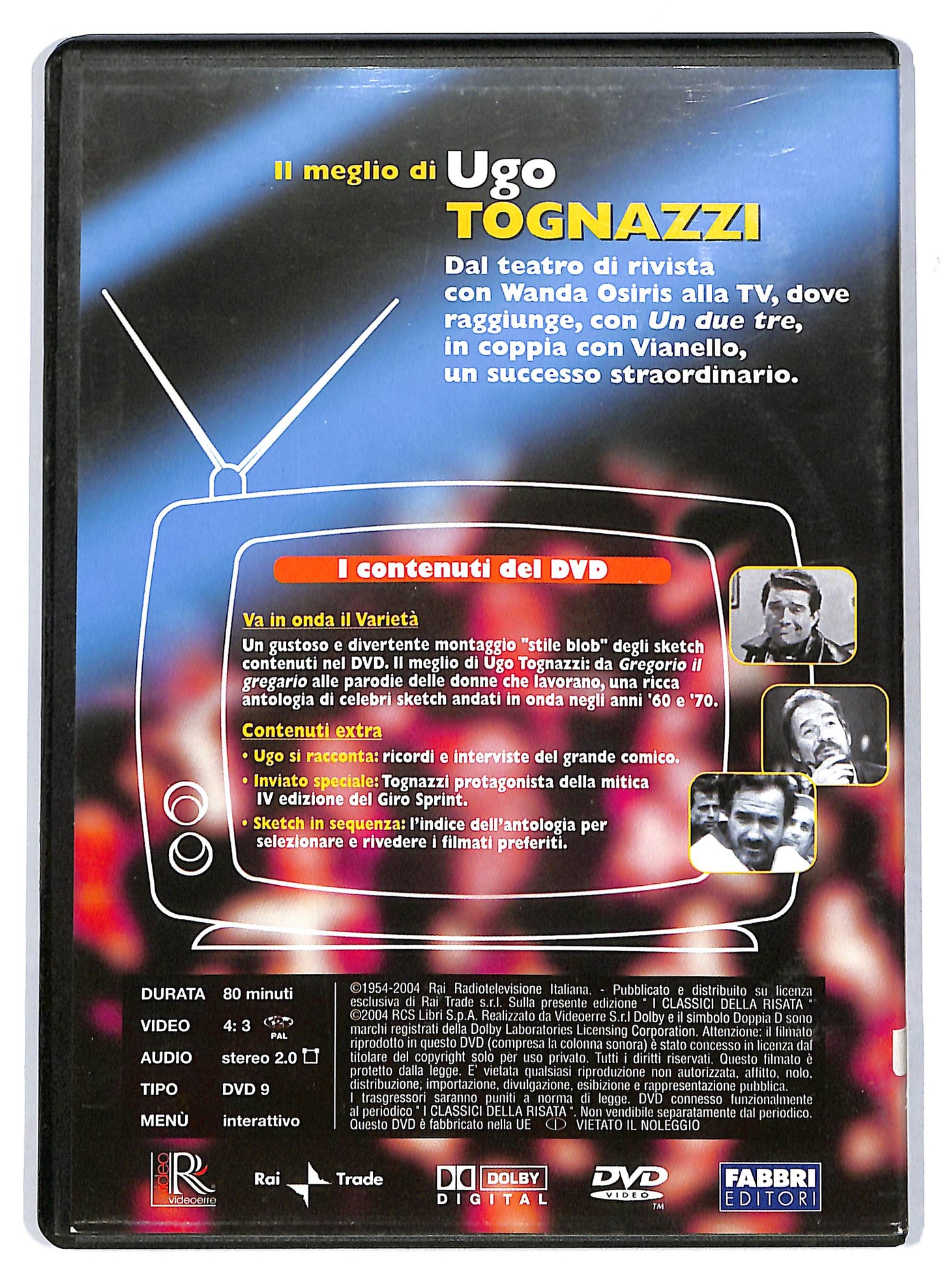 EBOND I calassici della.. - Il meglio di Ugo Tognazzi EDITORIALE DVD D710453