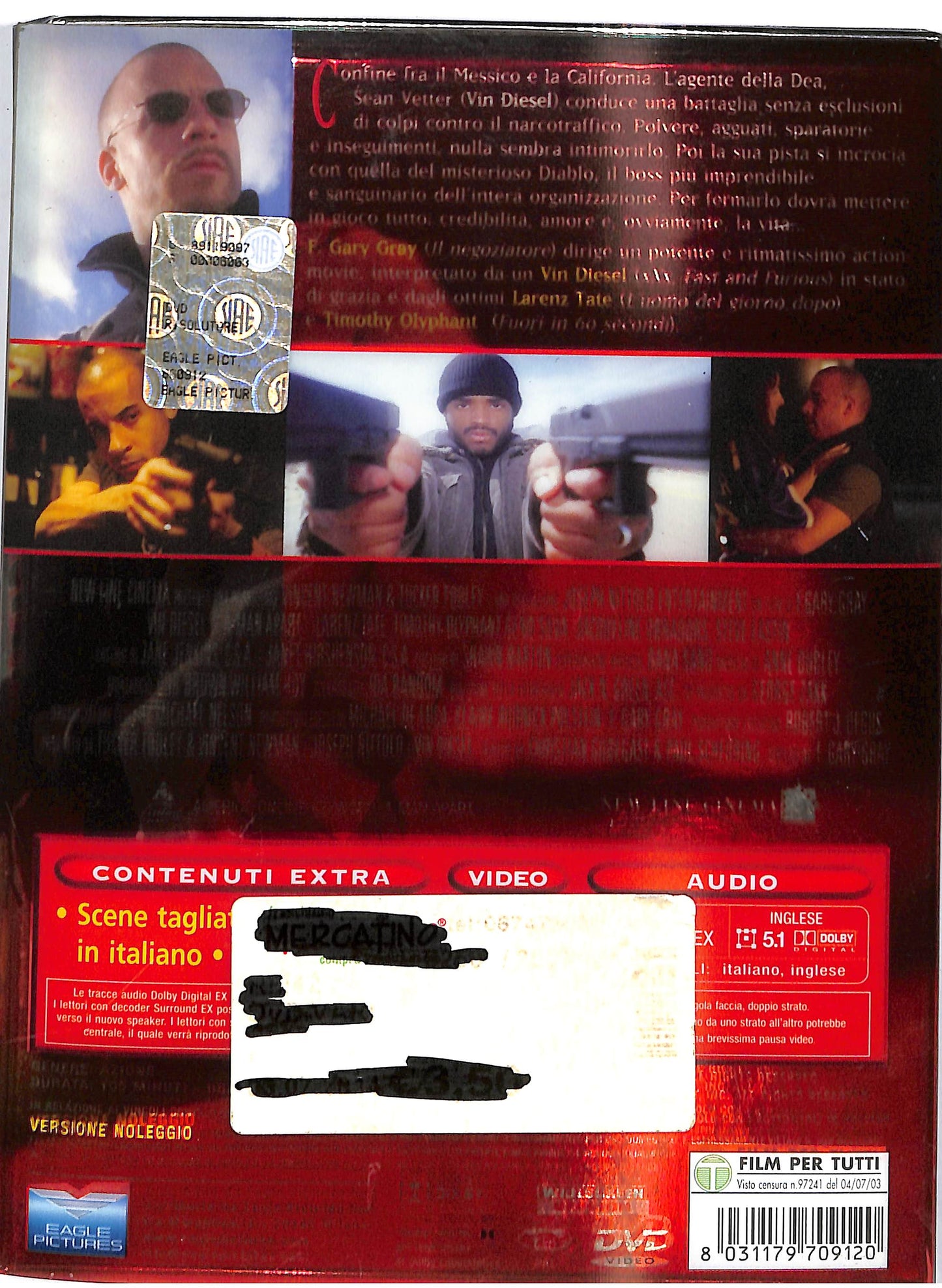 EBOND Il risolutore - A man apart DVD D710542
