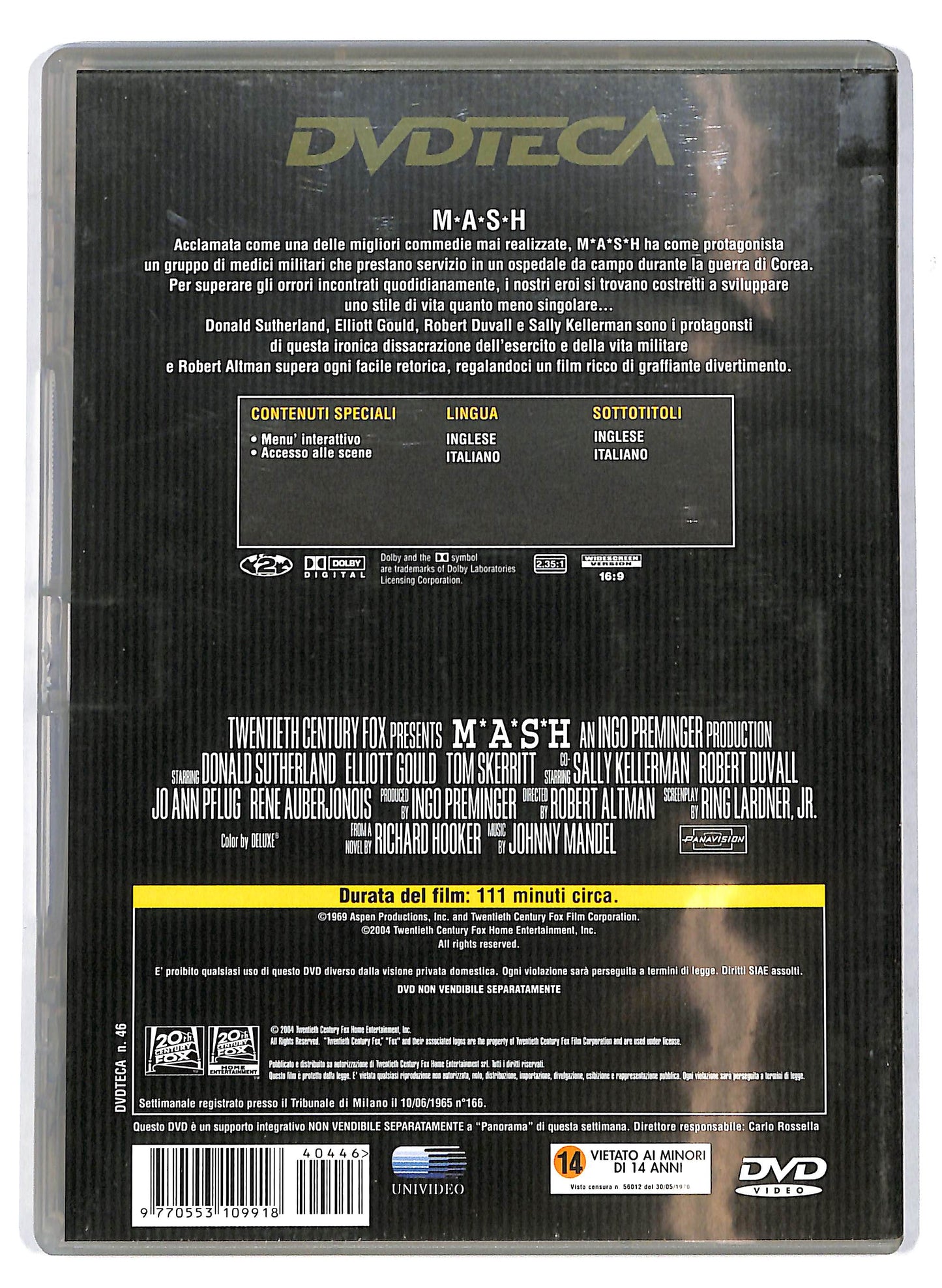 EBOND M*A*S*H EDITORIALE DVD D710550
