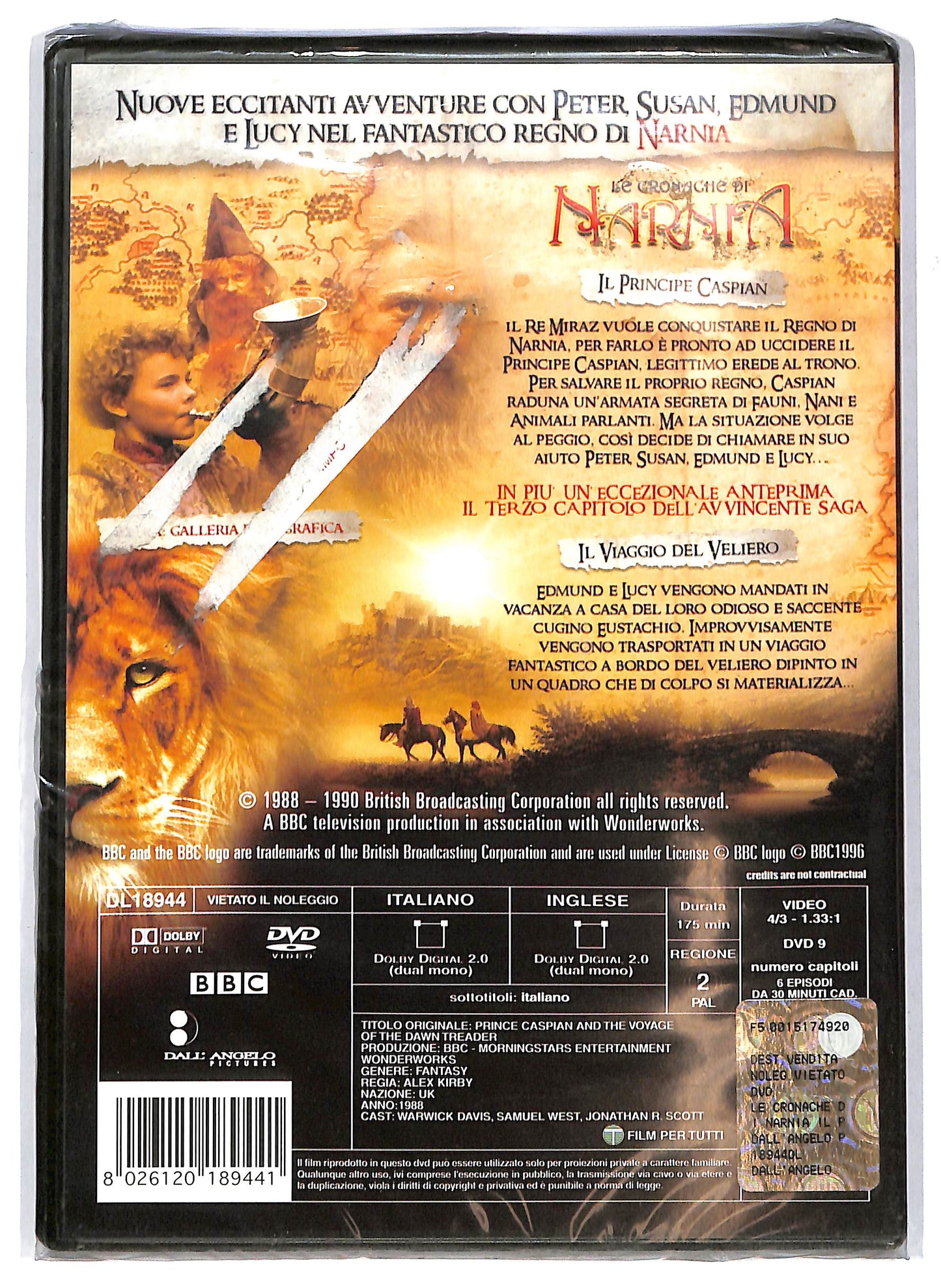 EBOND Le cronache di Narnia - Il principe Caspian e il viaggio.. DVD D710601