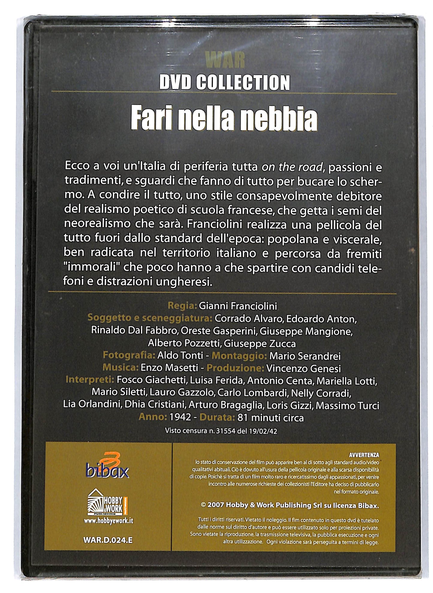 EBOND War DVD Collection - Fari nella nebbia EDITORIALE DVD D710632