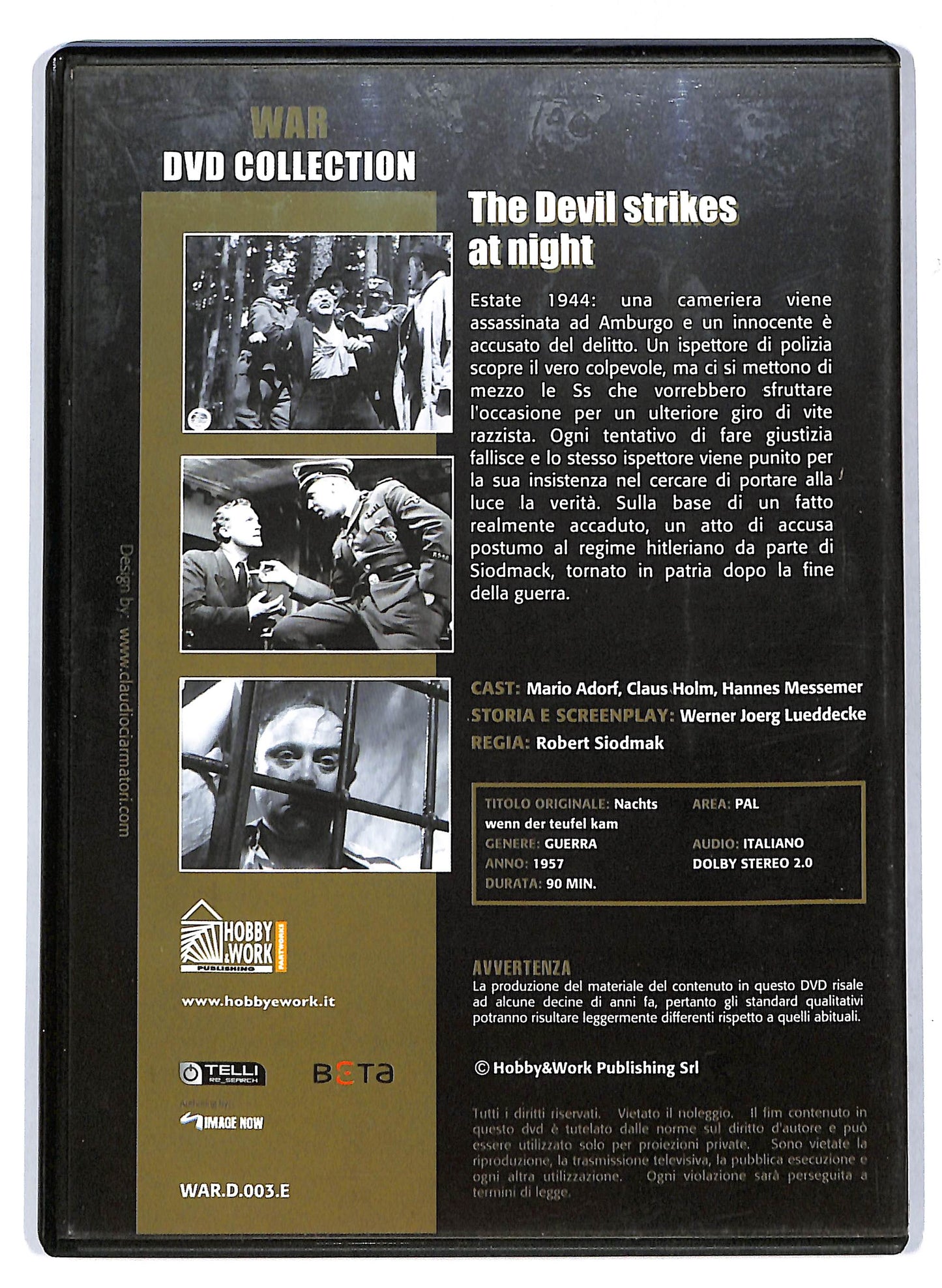 EBOND War DVD Collection - The Devil strikes at night EDITORIALE DVD D710637