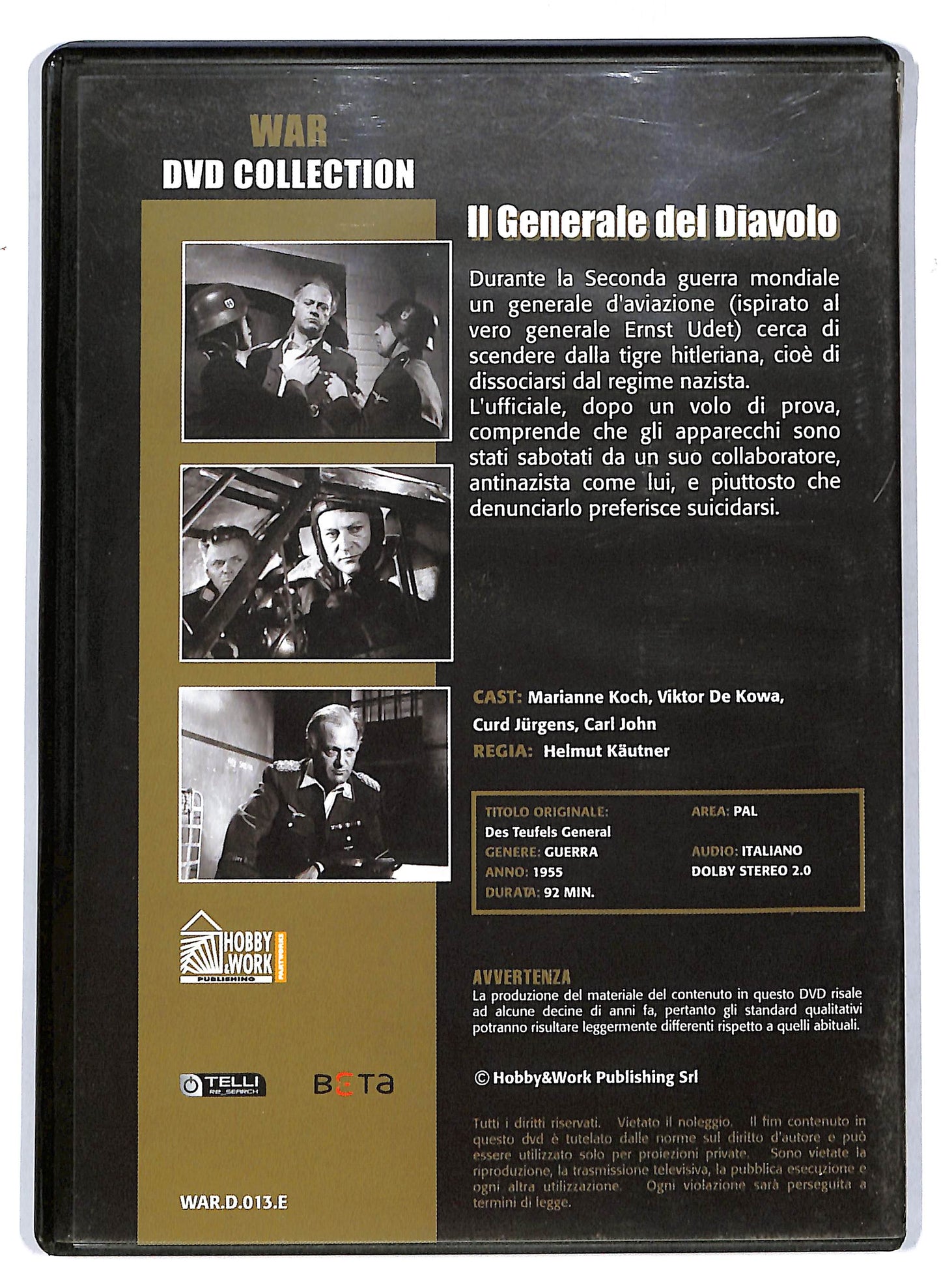 EBOND War DVD Collection - Il generale del diavolo EDITORIALE DVD D710641