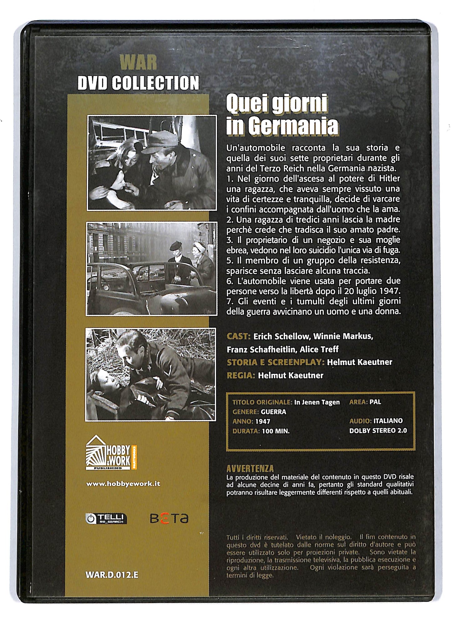 EBOND War DVD Collection - Quei giorni in Germania EDITORIALE DVD D710645