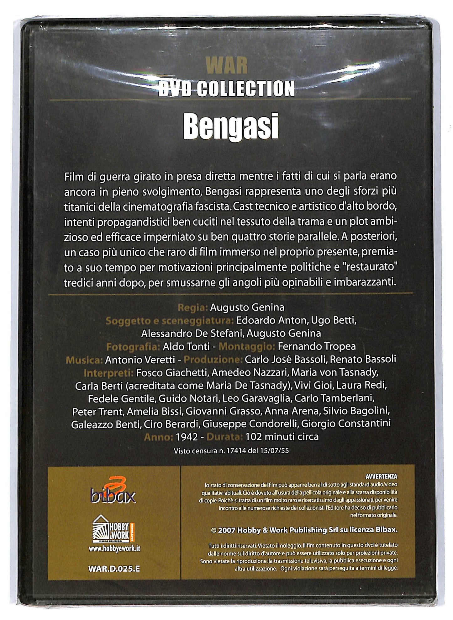 EBOND War DVD Collection - Bengasi EDITORIALE DVD D710648