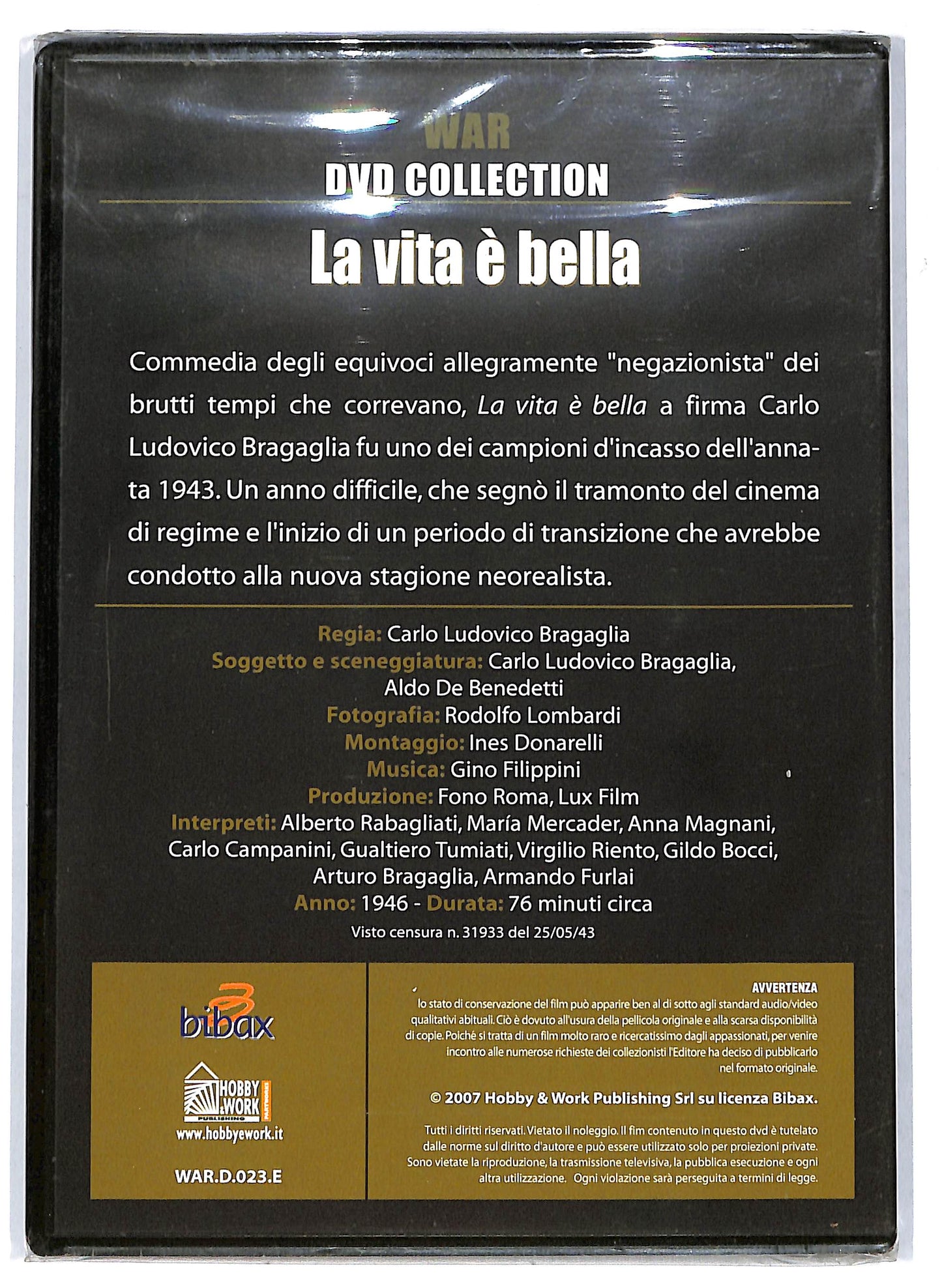 EBOND War DVD Collection - La vita e bella EDITORIALE DVD D710652