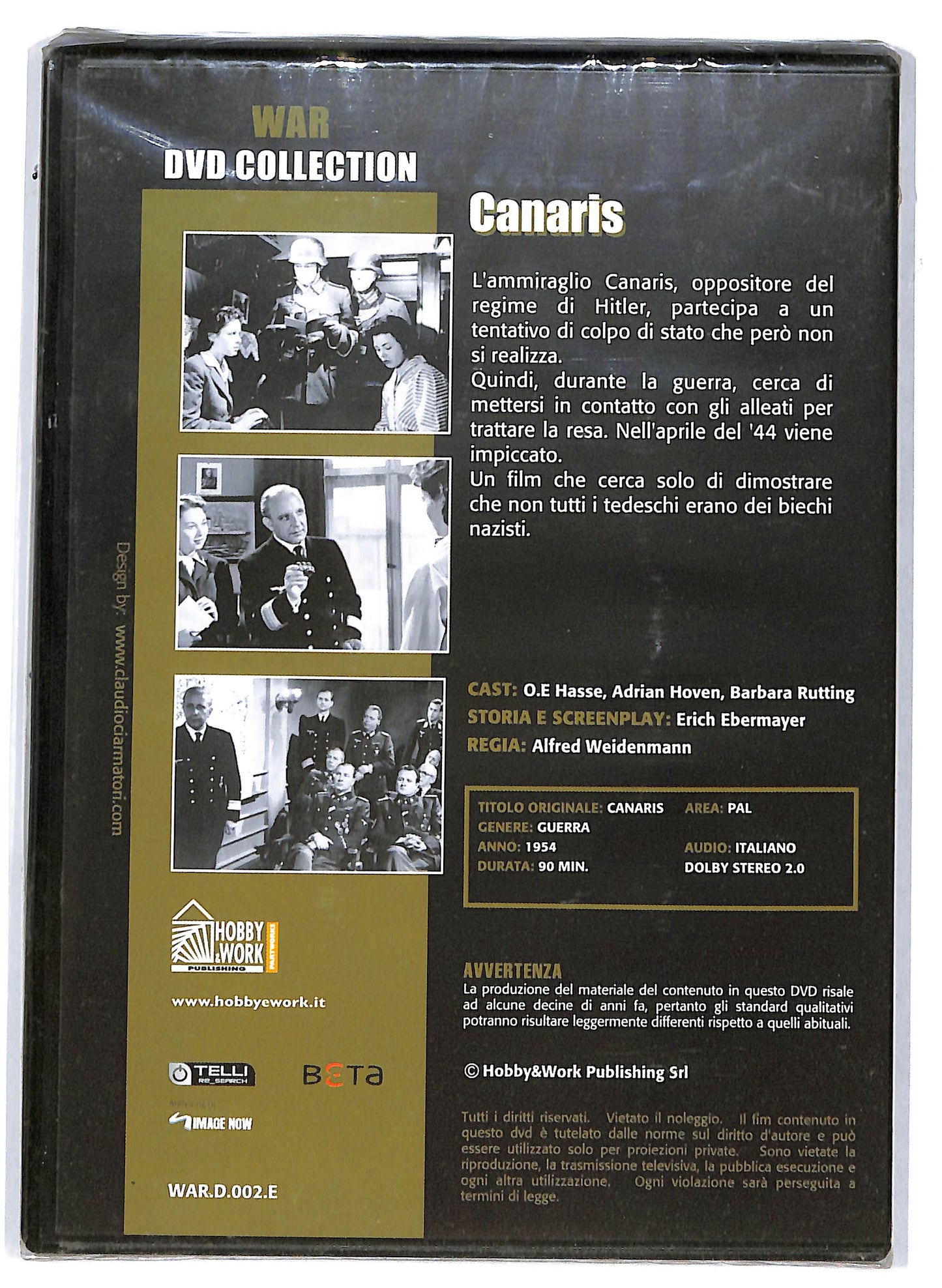 EBOND War DVD Collection - Canaris EDITORIALE DVD D710657