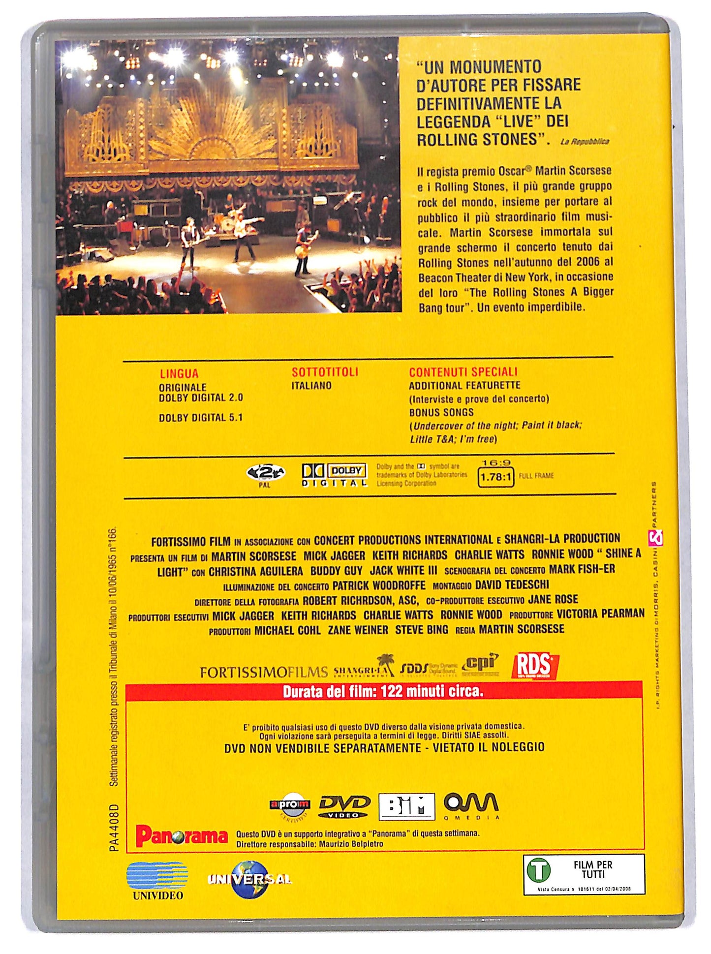 EBOND Shine a Light EDITORIALE DVD D710713