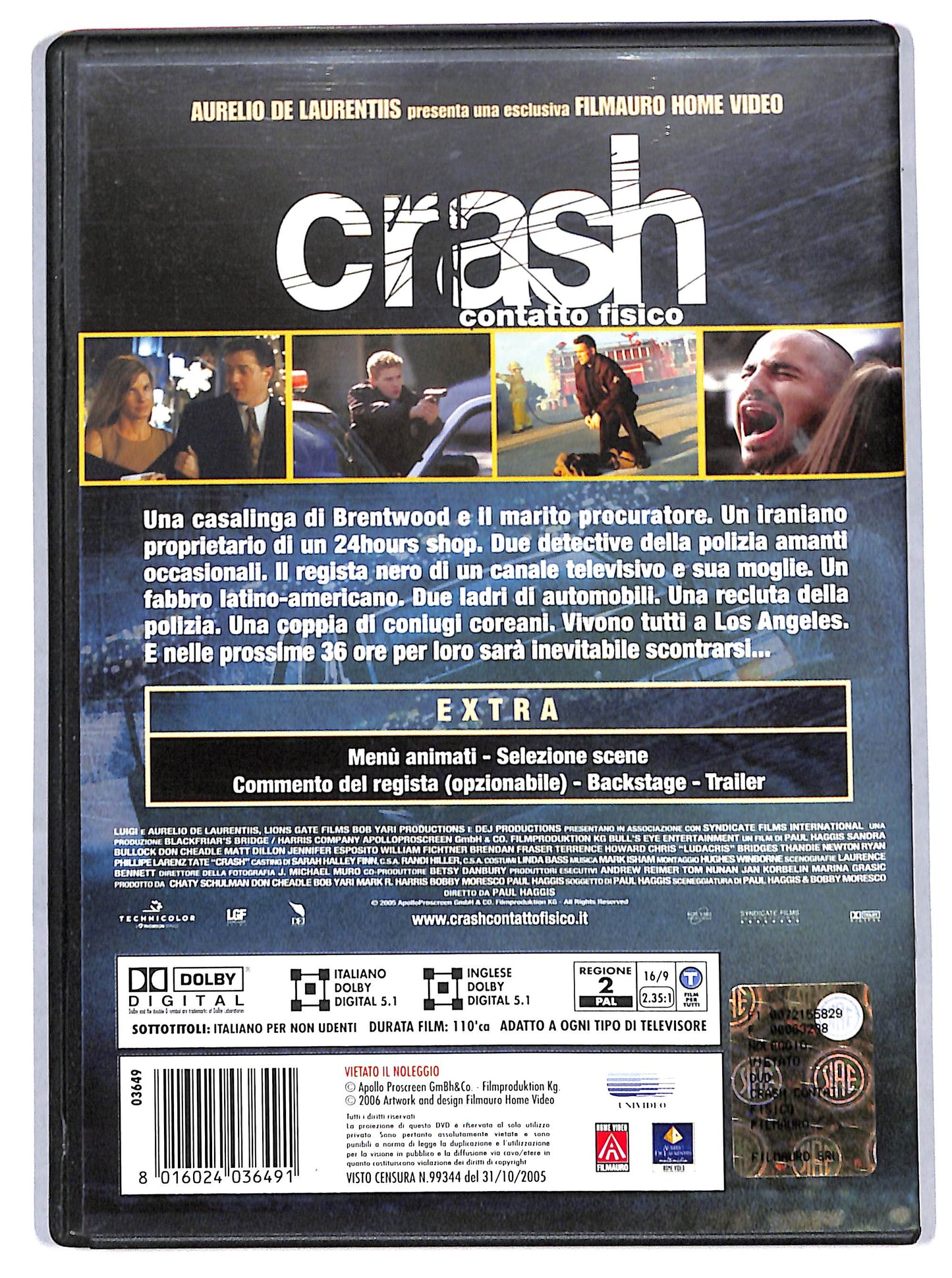 EBOND crash - contatto fisico DVD D710725