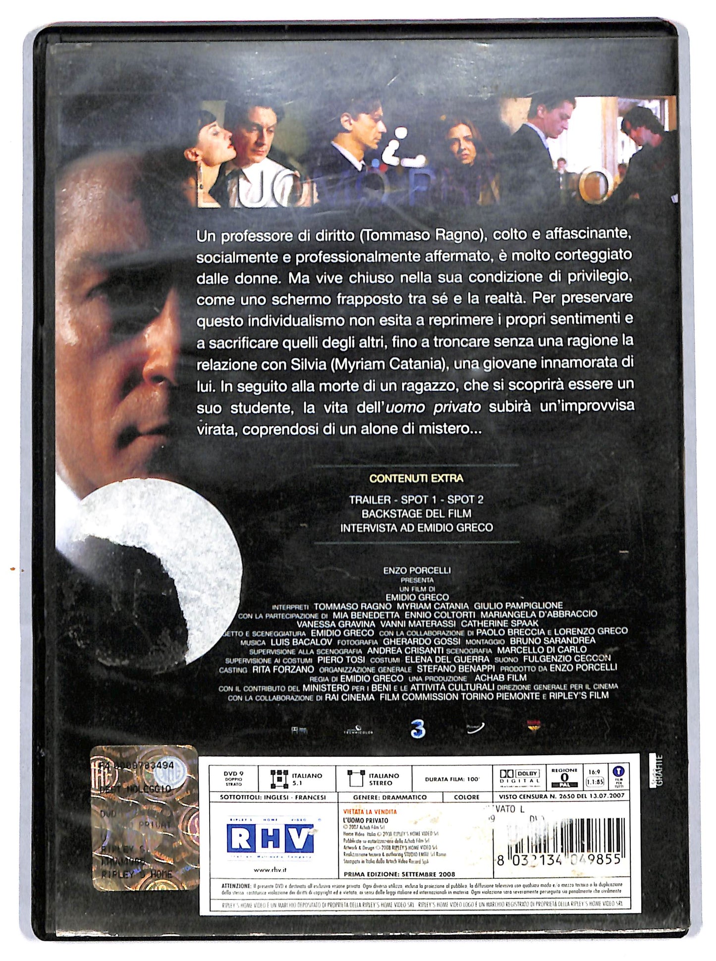 EBOND L'uomo privato DVD D710837