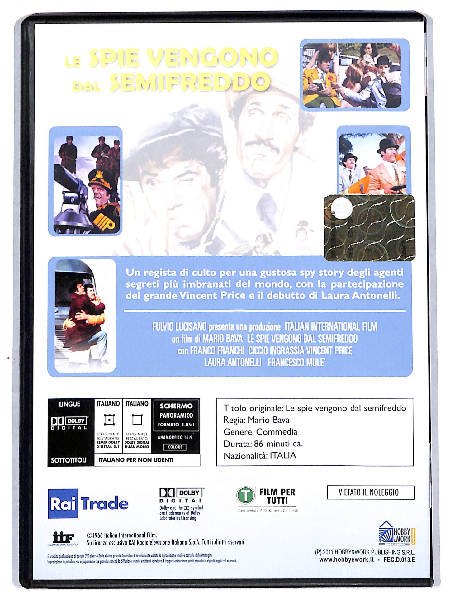 EBOND Le spie vengono dal semifreddo EDITORIALE DVD D710842