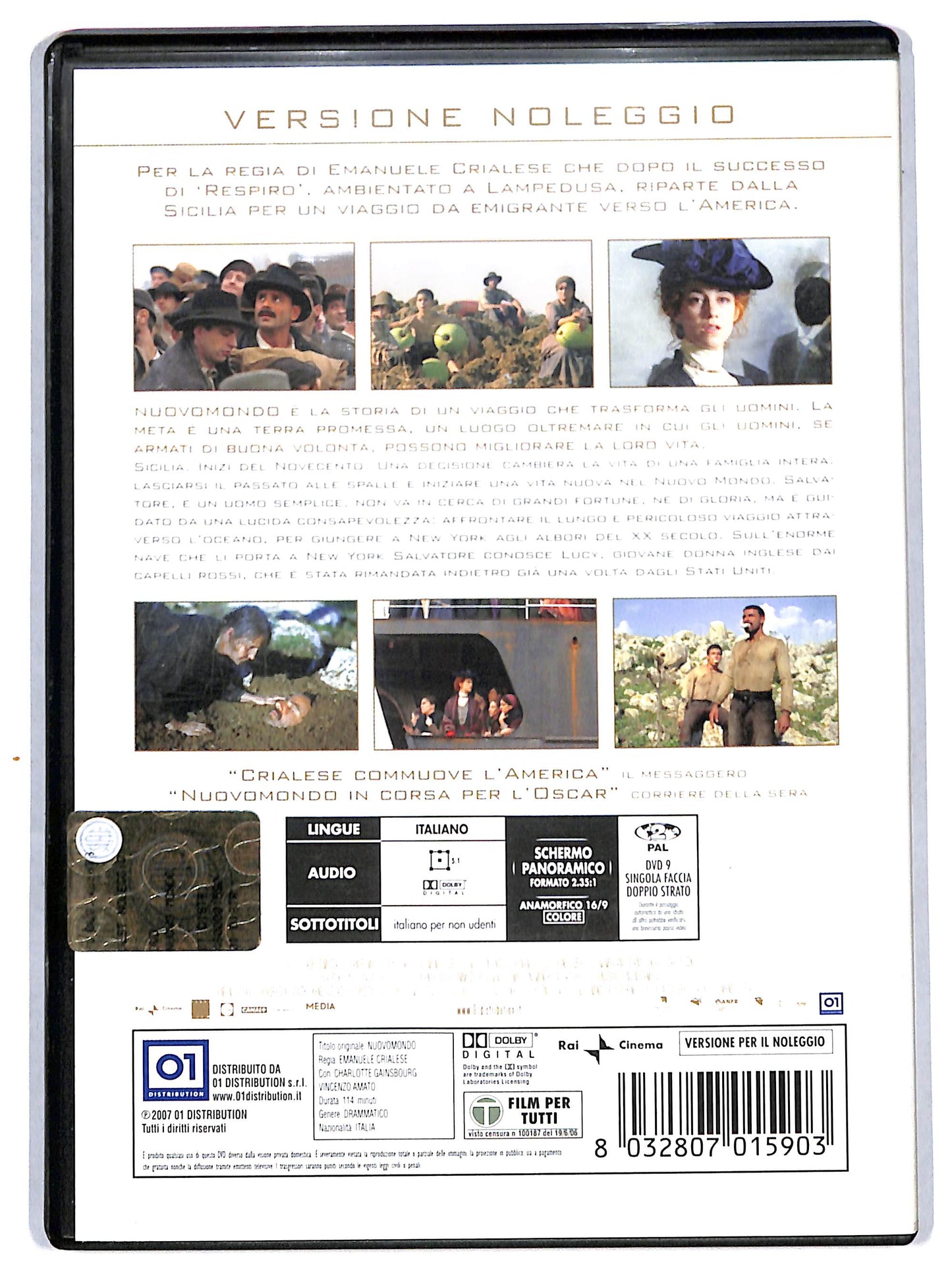 EBOND Nuovomondo NOLEGGIO DVD D710861