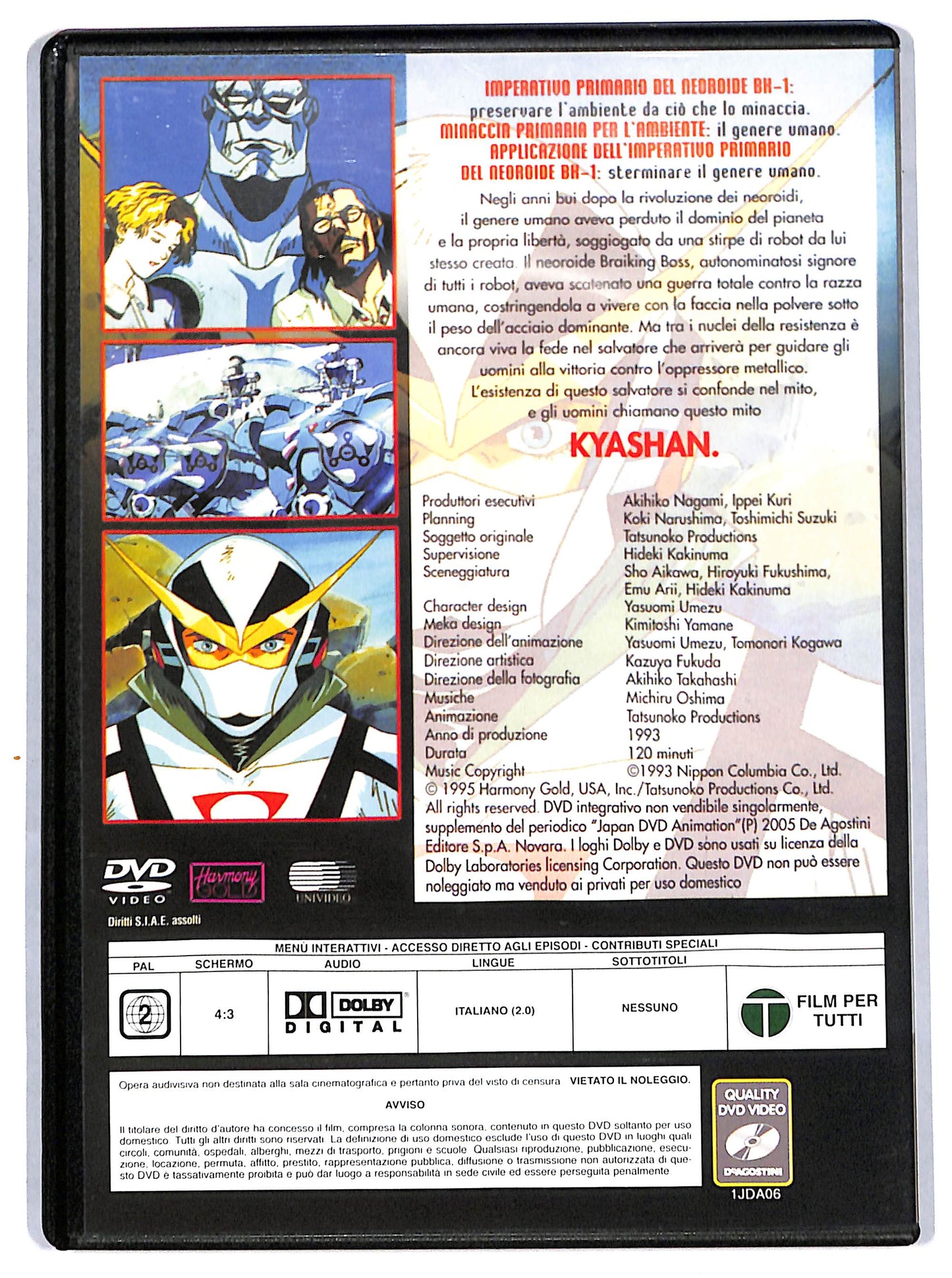 EBOND Kyashan Il mito EDITORIALE DVD D711410