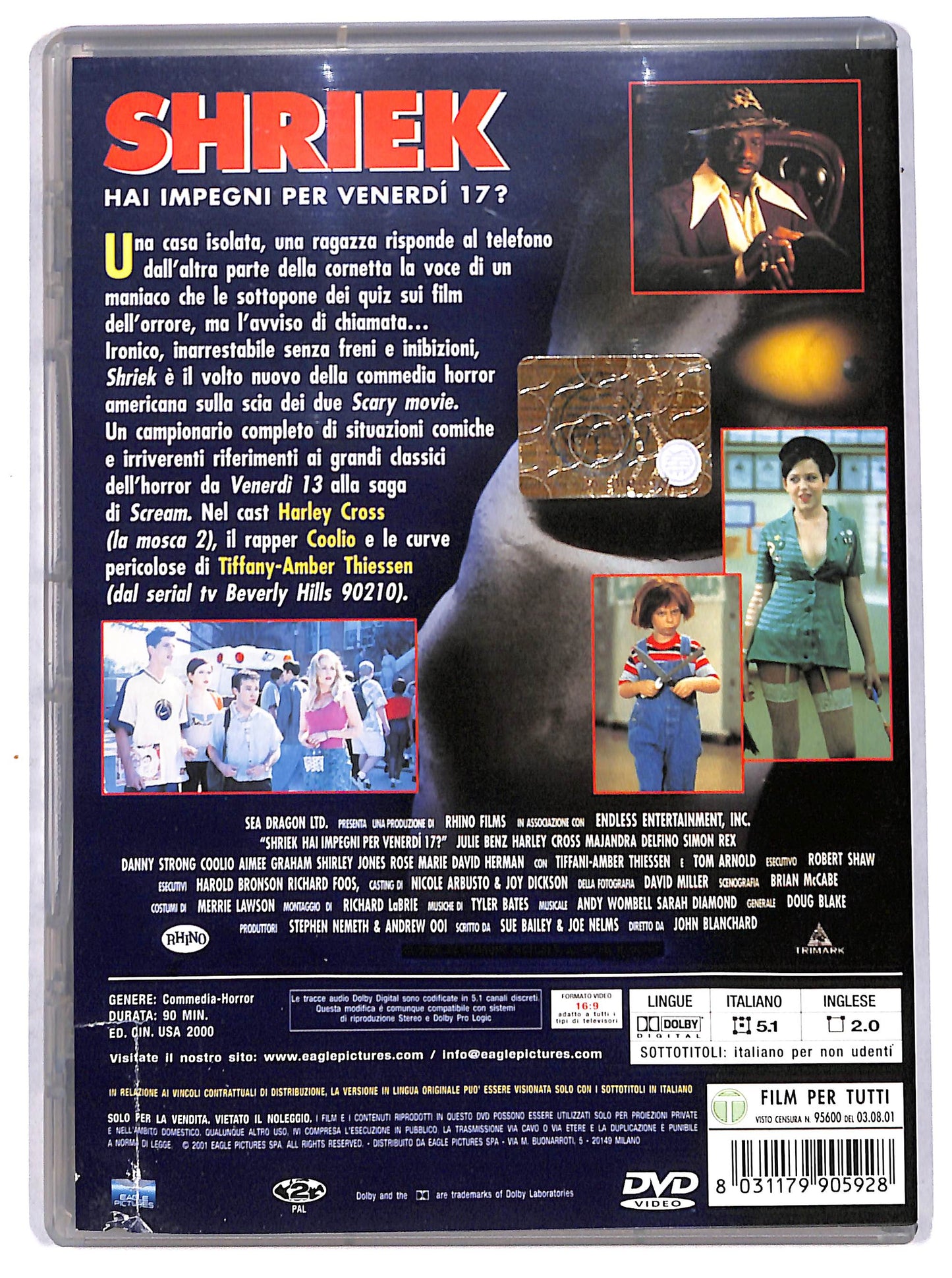EBOND shriek, hai impegni per venerdi 17? DVD D711544