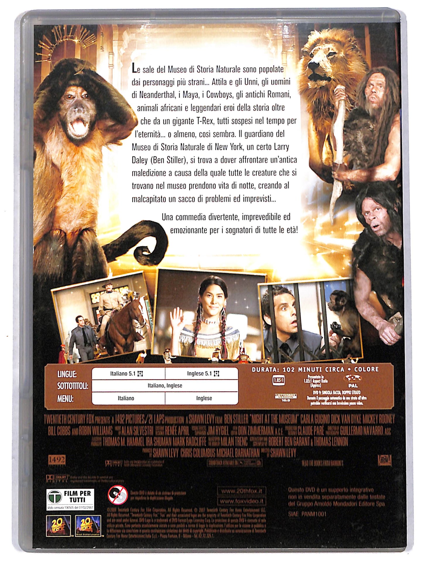EBOND Una notte al museo EDITORIALE DVD D711650