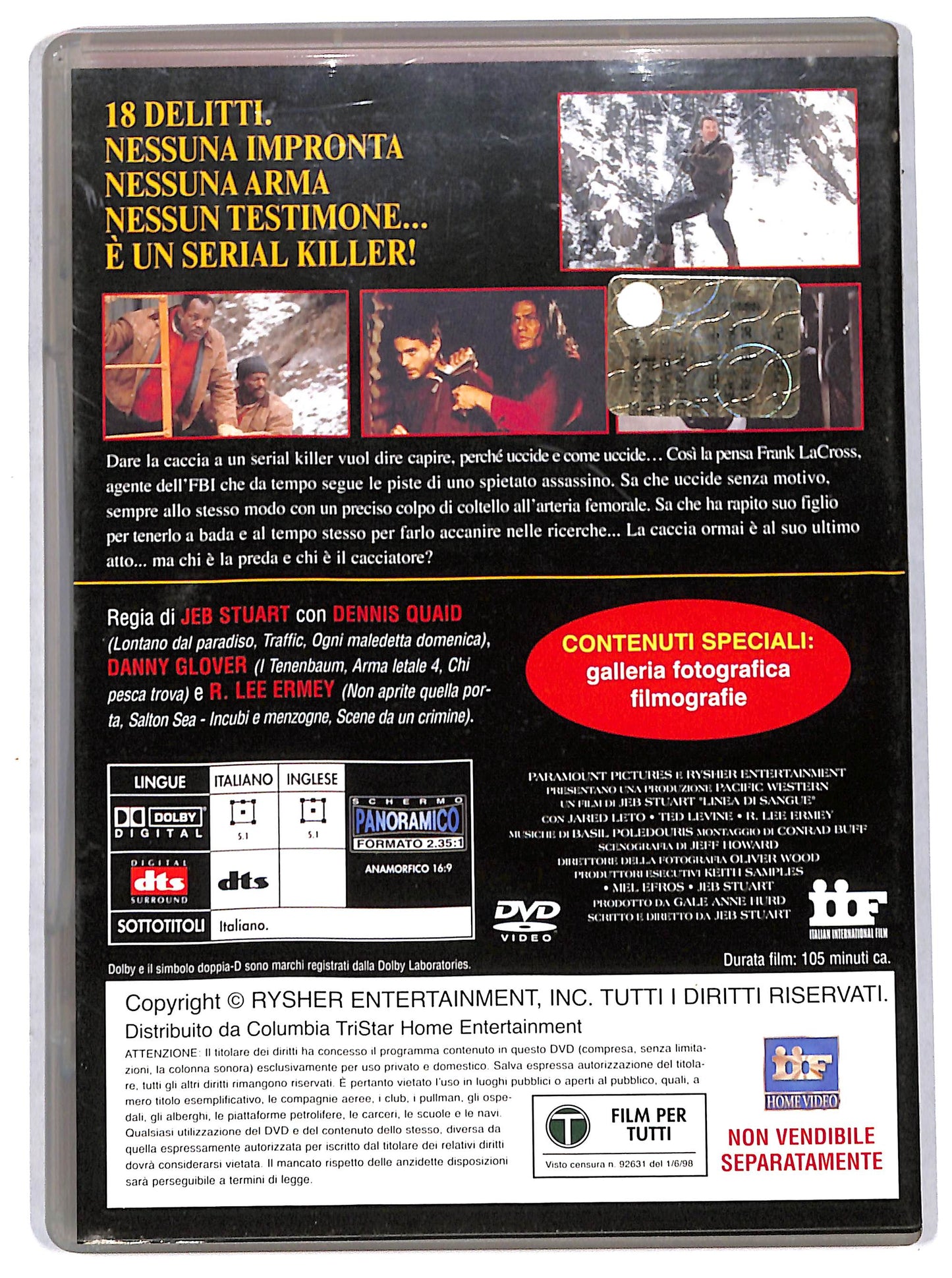 EBOND Linea di sangue EDITORIALE DVD D711712
