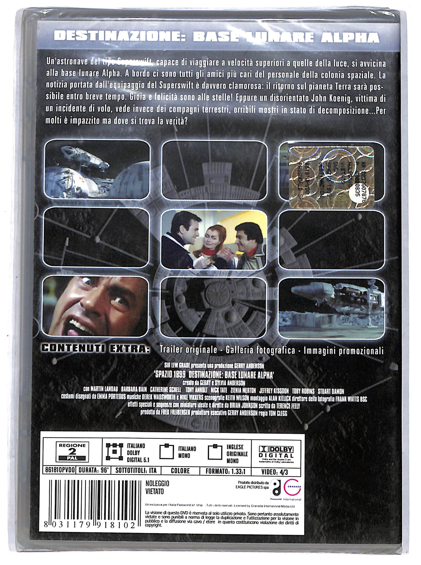 EBOND Spazio 1999 destinazione base lunare alpha DVD D711801