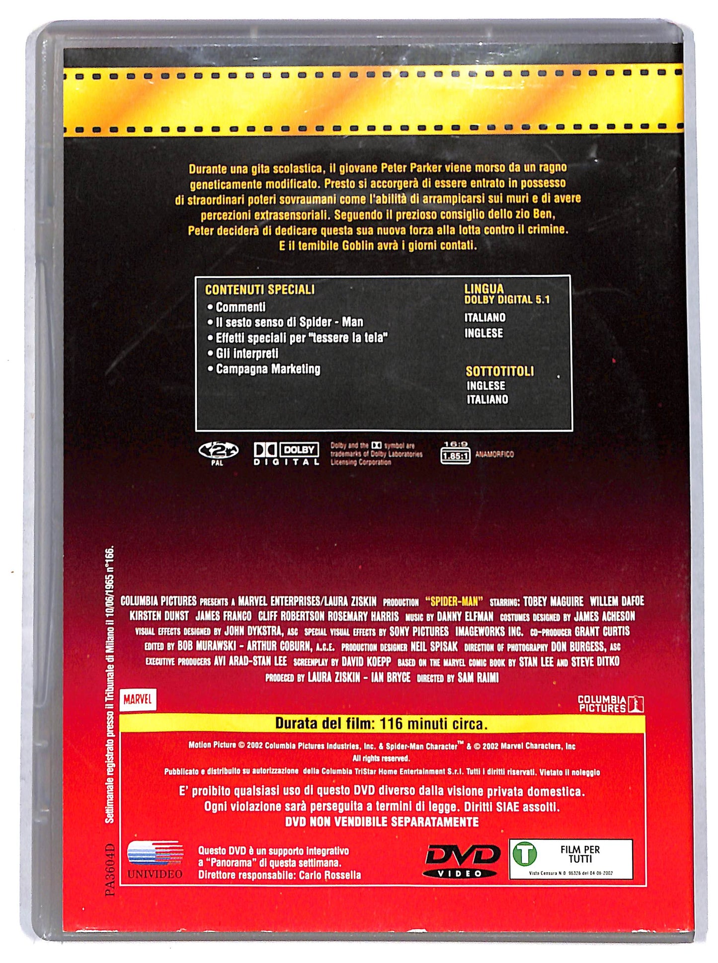 EBOND Spider-Man EDITORIALE DVD D711804