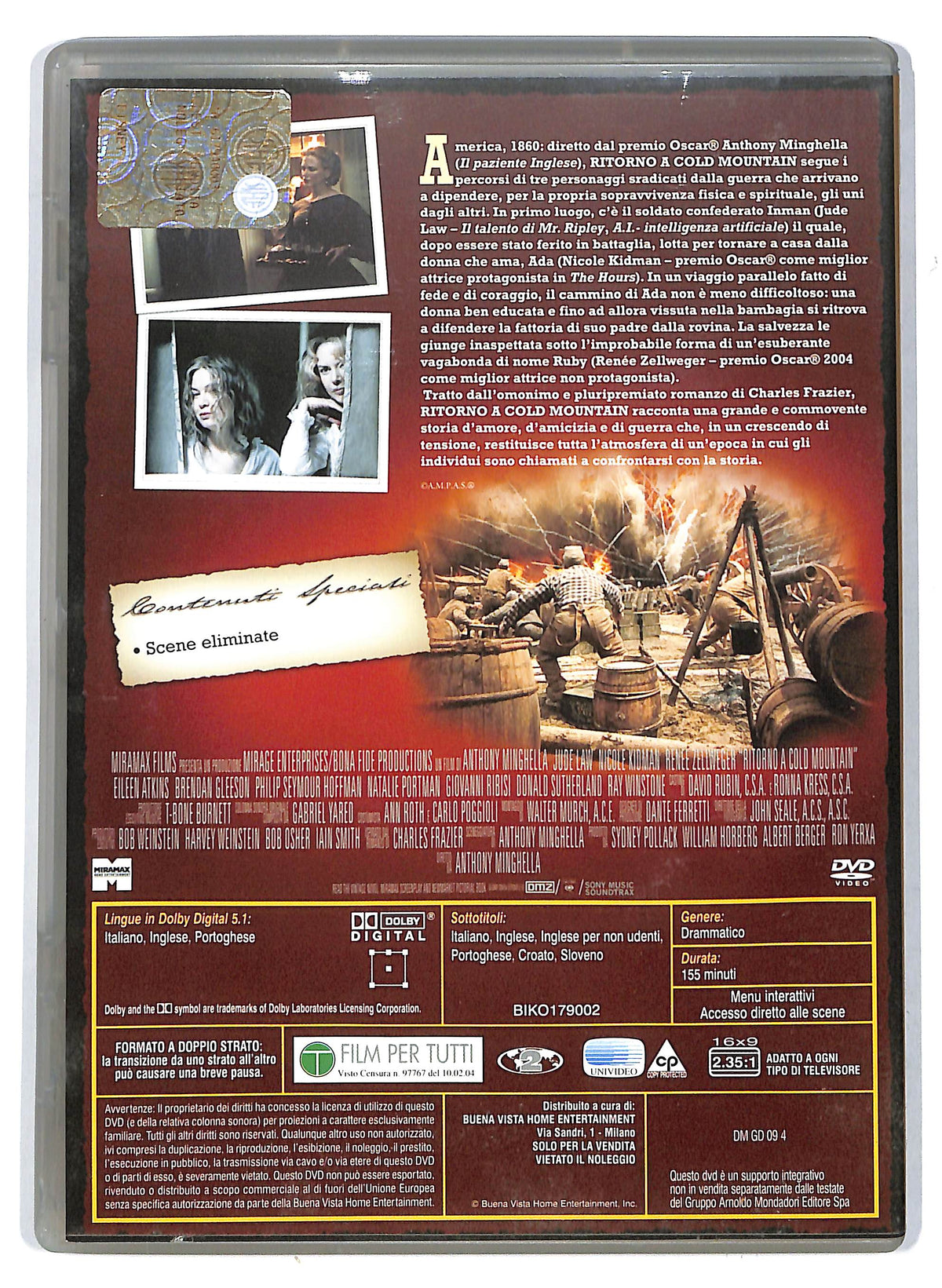 EBOND Ritorno a Cold Mountain EDITORIALE DVD D711919