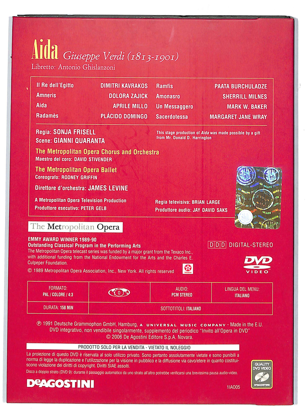 EBOND Aida - Invito all'Opera in DVD Volume 5 EDITORIALE DVD D711942