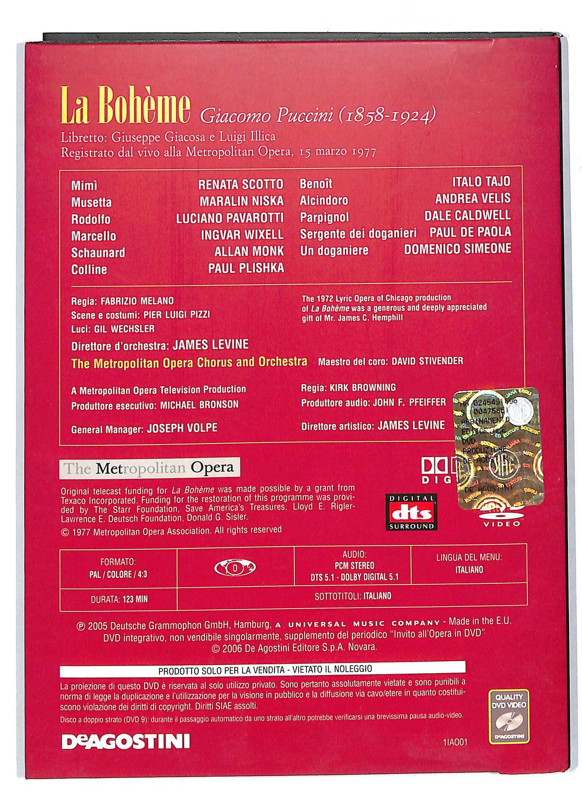 EBOND La Boheme Invito all'Opera Volume 1 EDITORIALE DVD D711946