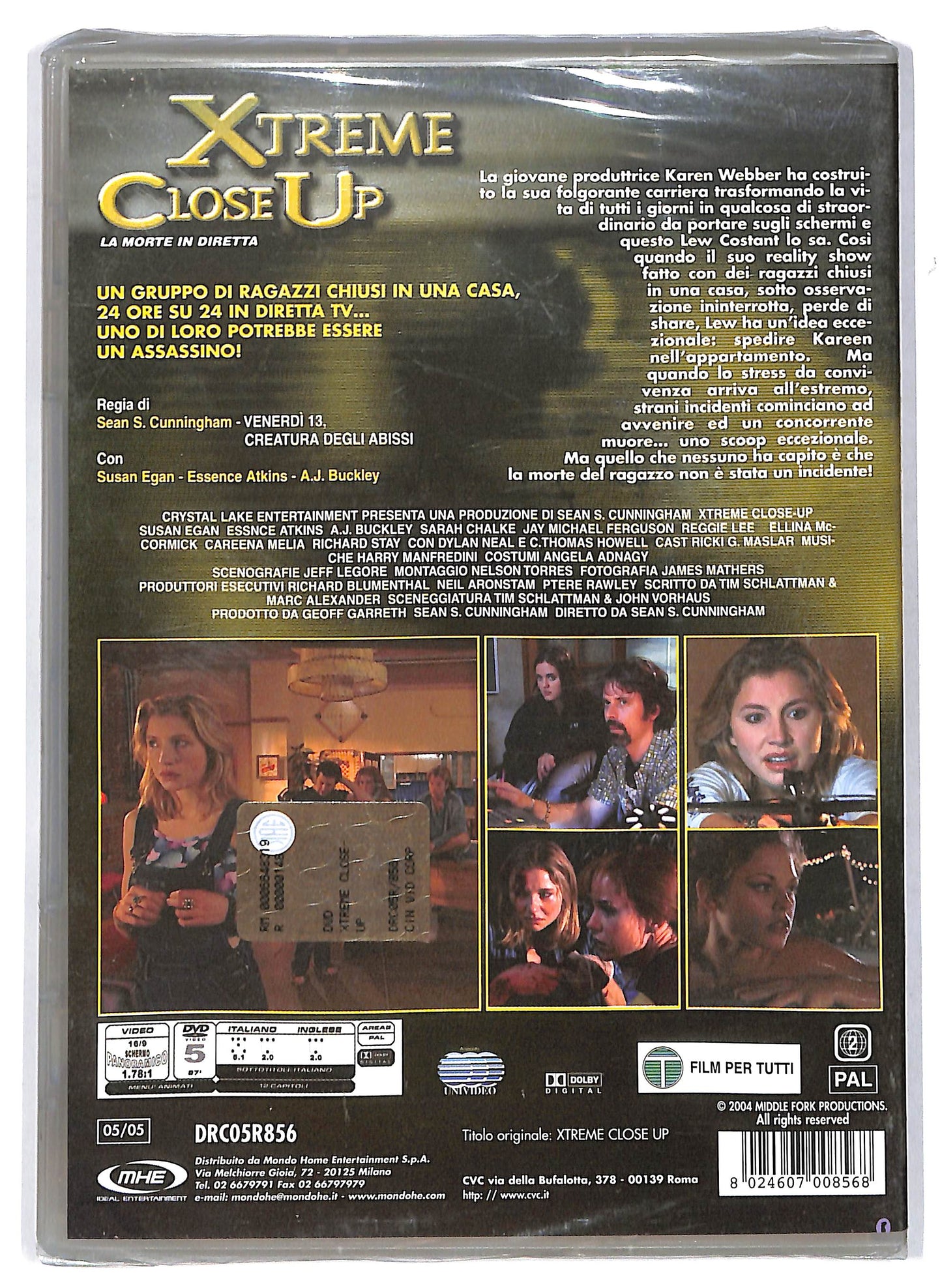 EBOND Xtreme Close Up - La morte in diretta DVD D712108