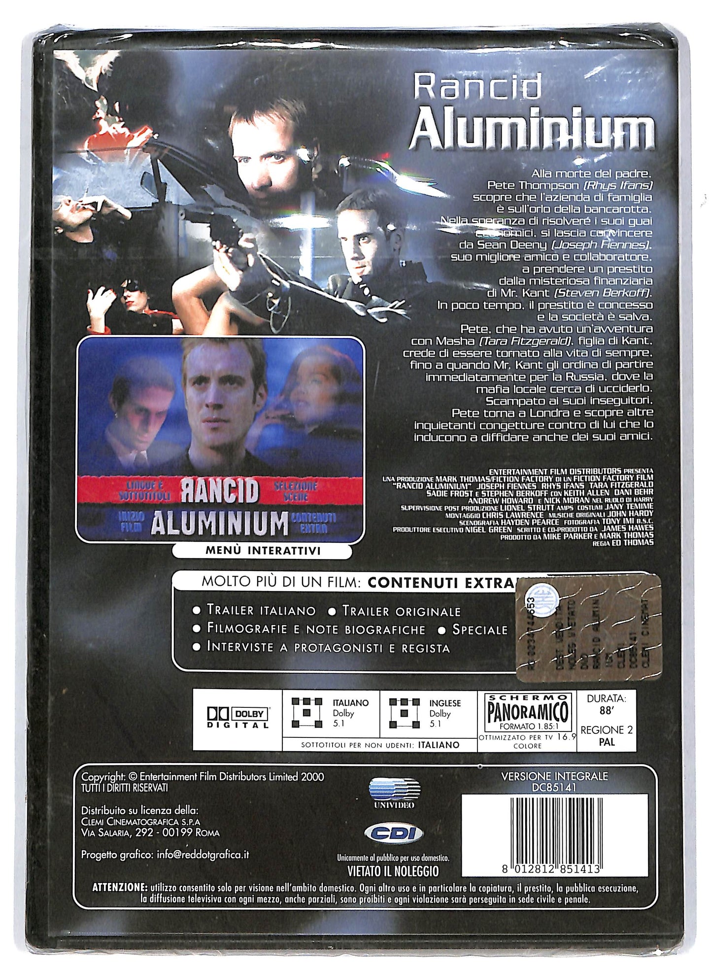 EBOND Rancid Aluminium DVD D712115