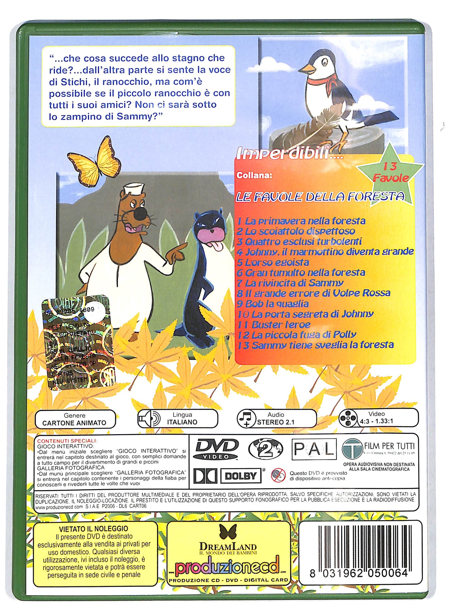 EBOND Gran tumulto nella foresta - Favola n.6 DVD D712208