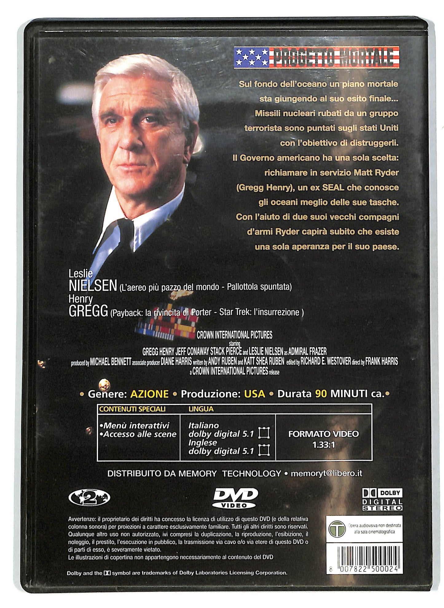 EBOND Progetto mortale DVD D712419