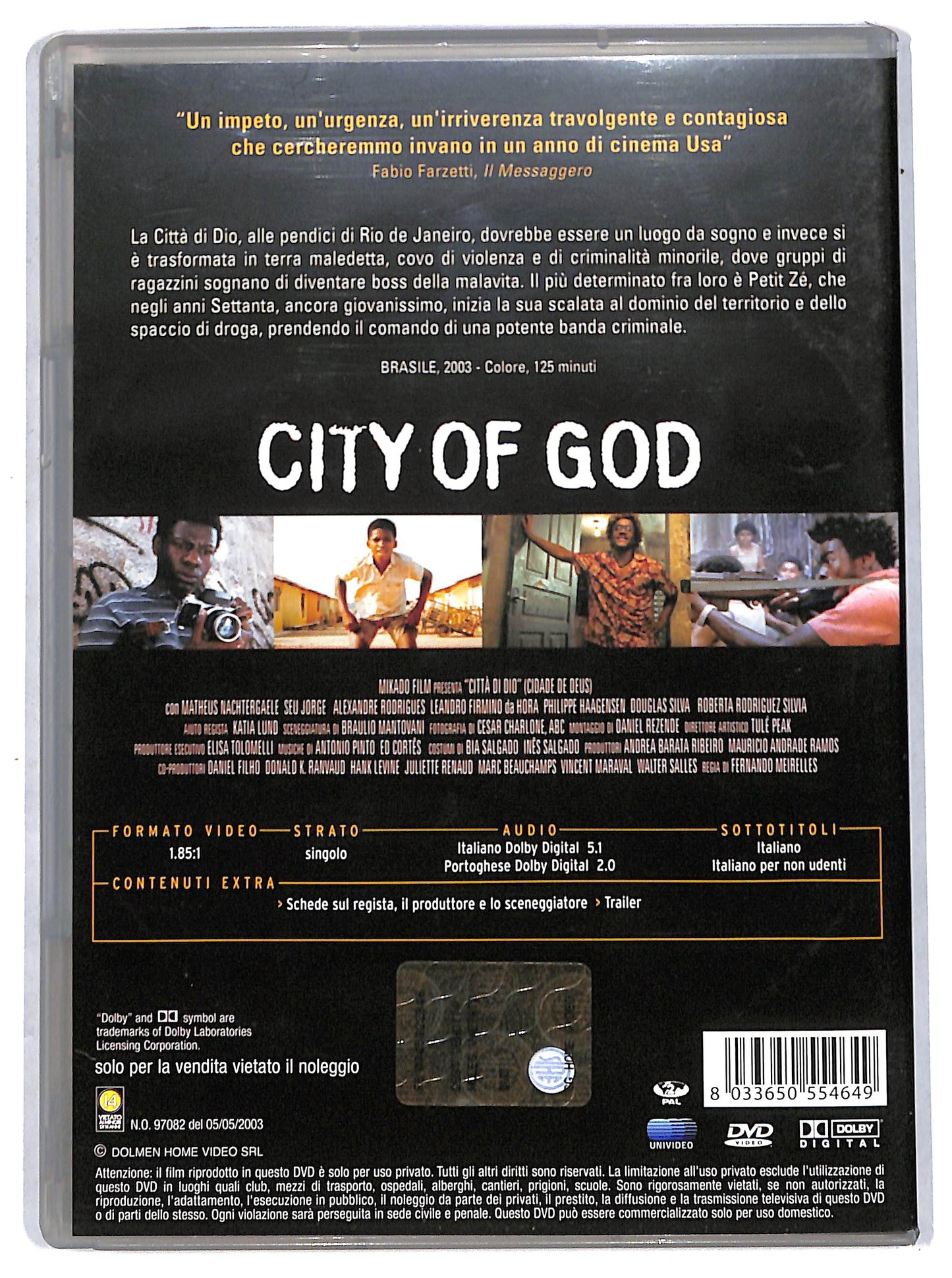 EBOND city of god DVD D712509
