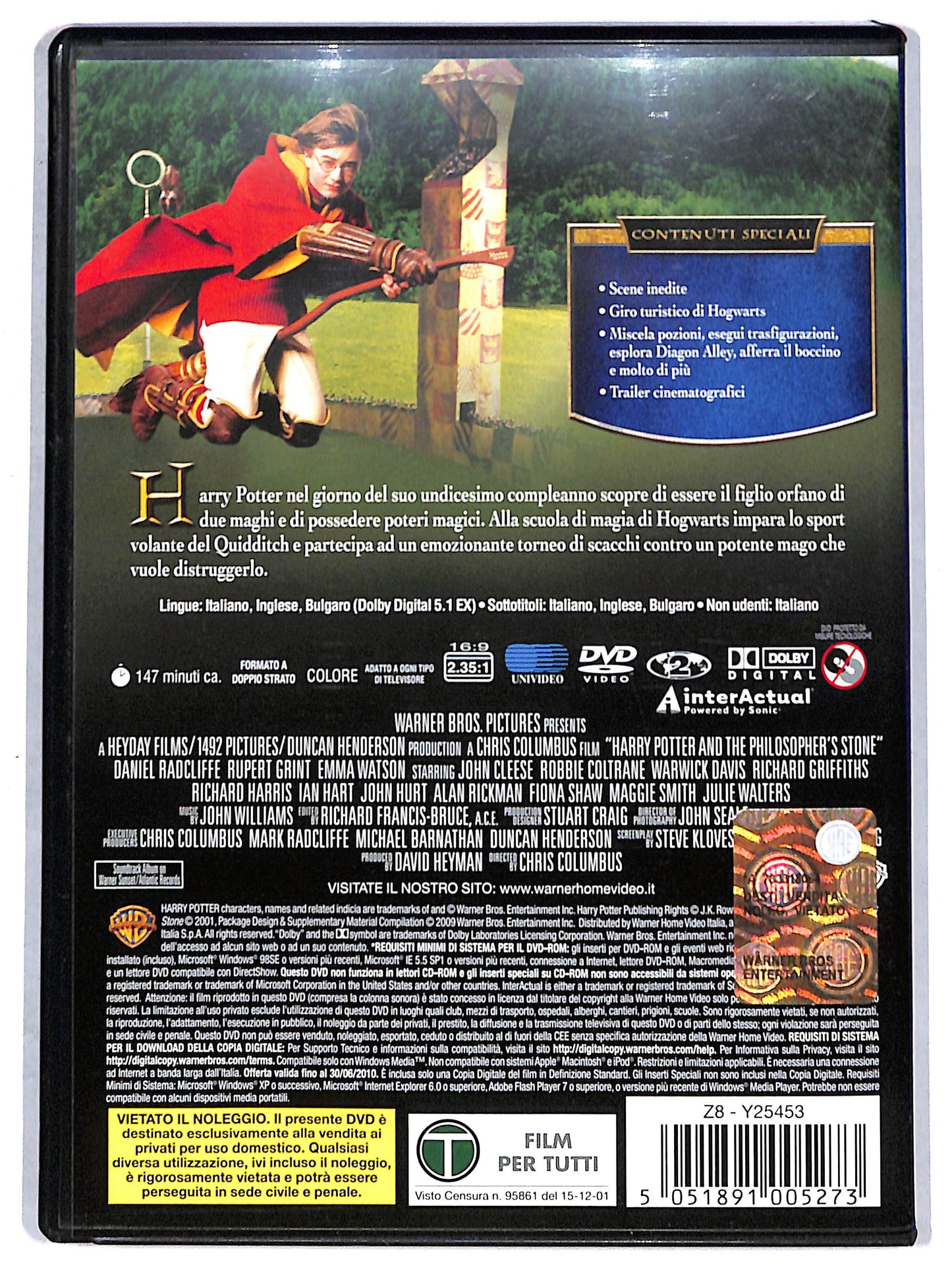 EBOND harry potter e la pietra filosofale EDIZIONE SPECIALE DVD D712727