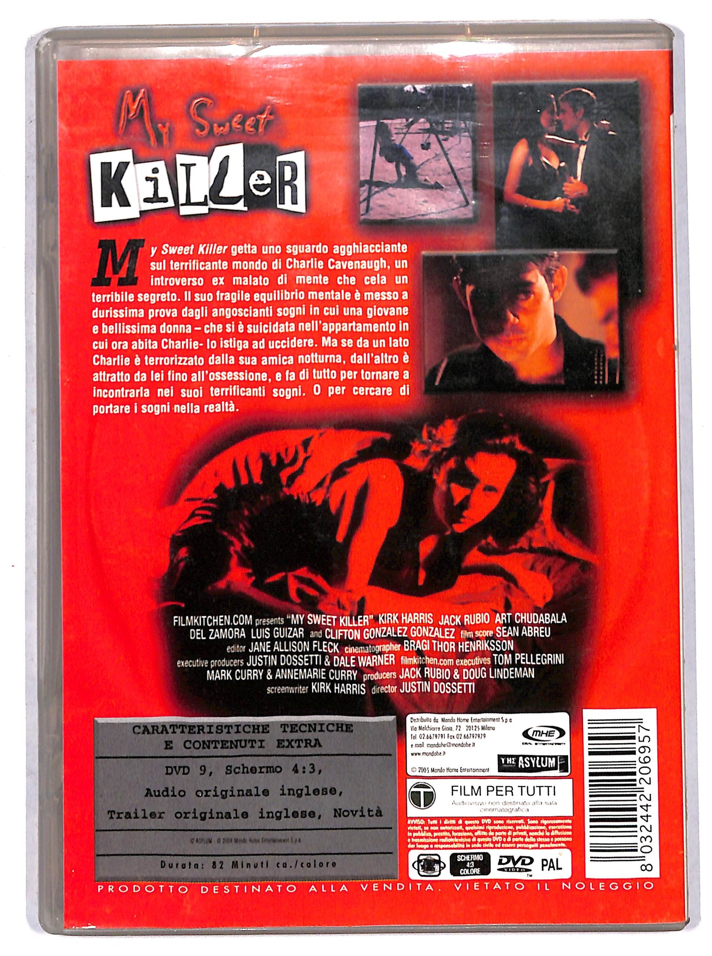 EBOND my sweet killer DVD D712743