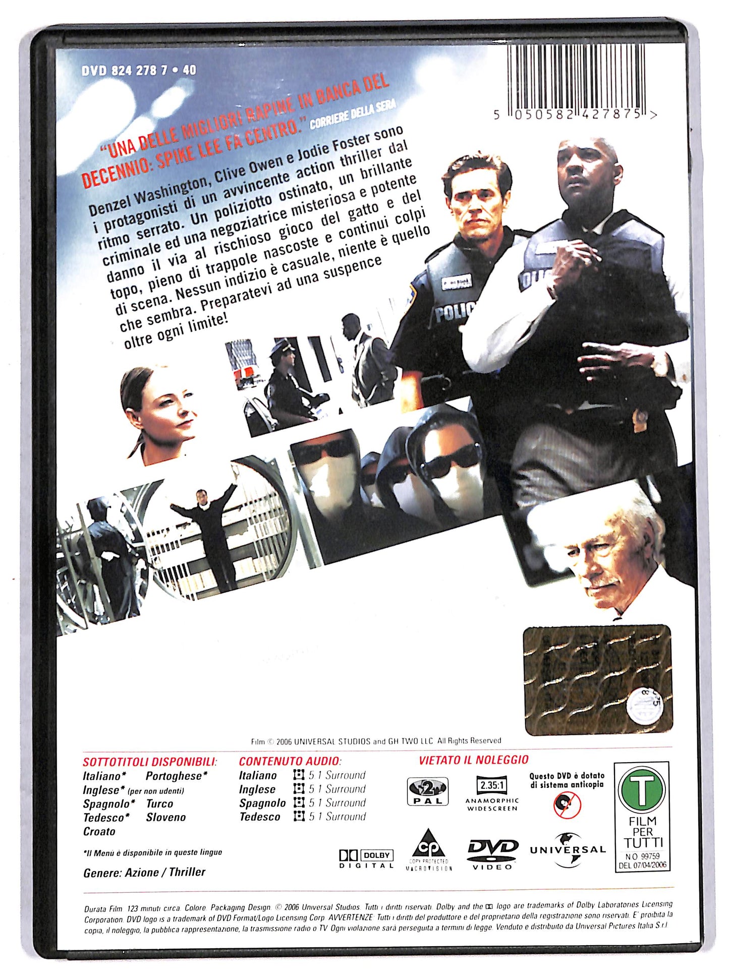 EBOND inside man DVD D712751