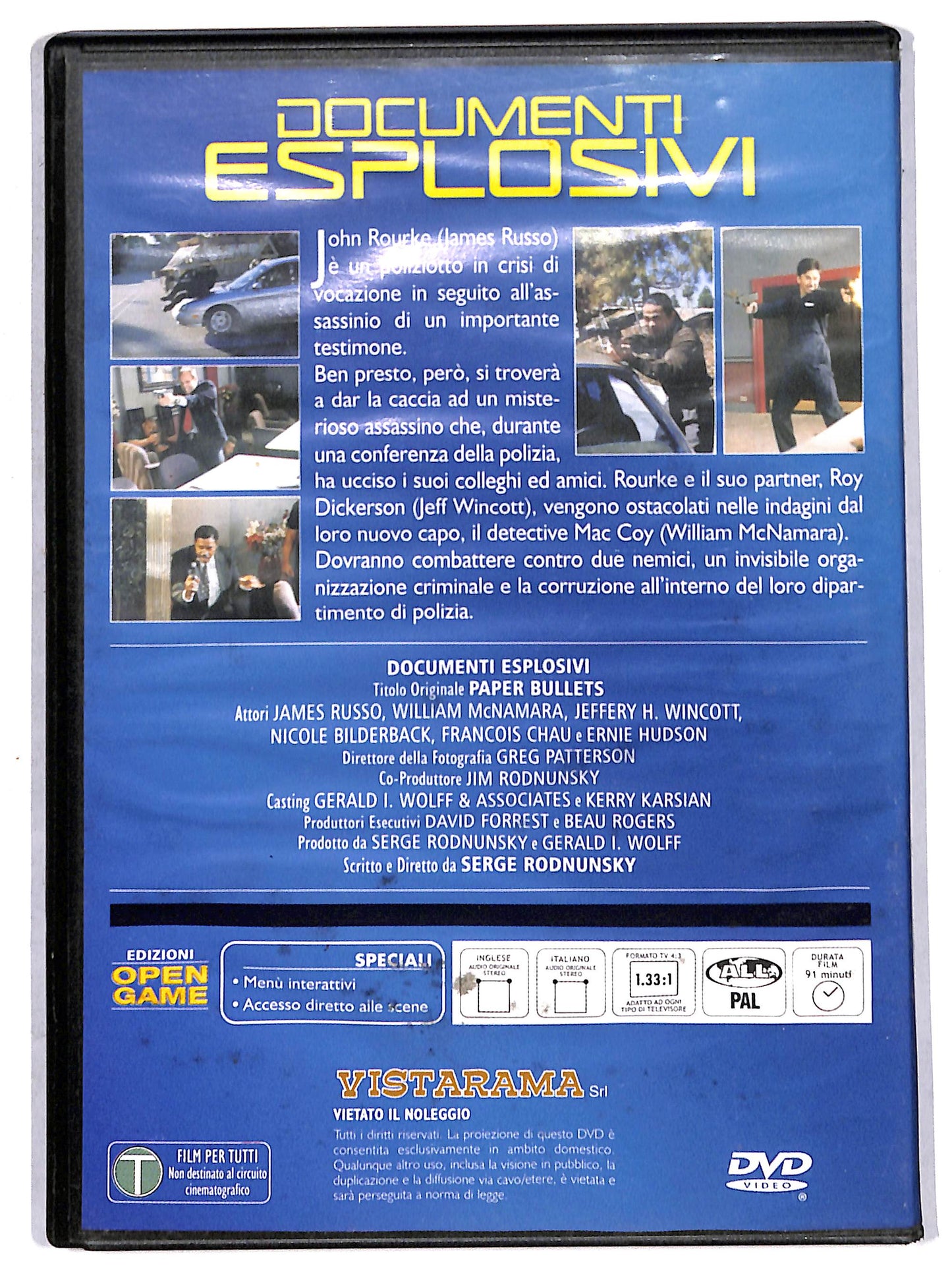 EBOND Documenti esplosivi EDITORIALE DVD D712764