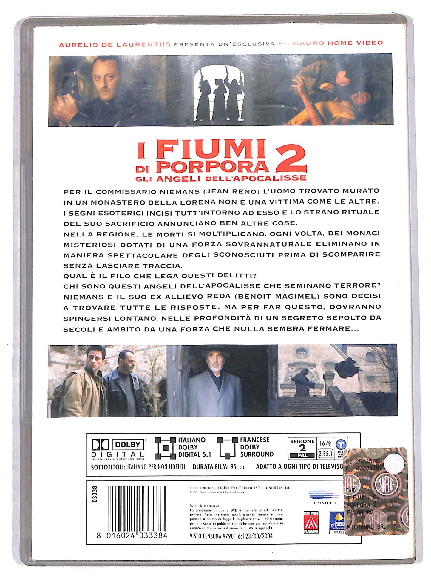 EBOND I fiumi di porpora 2 - Gli angeli dell'Apocalisse DVD D712804